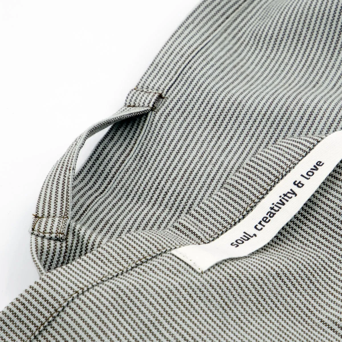 Verum Geschirrtuch 55 x 75cm 2er Pack, Hellgrau-Armeegrün Meraki