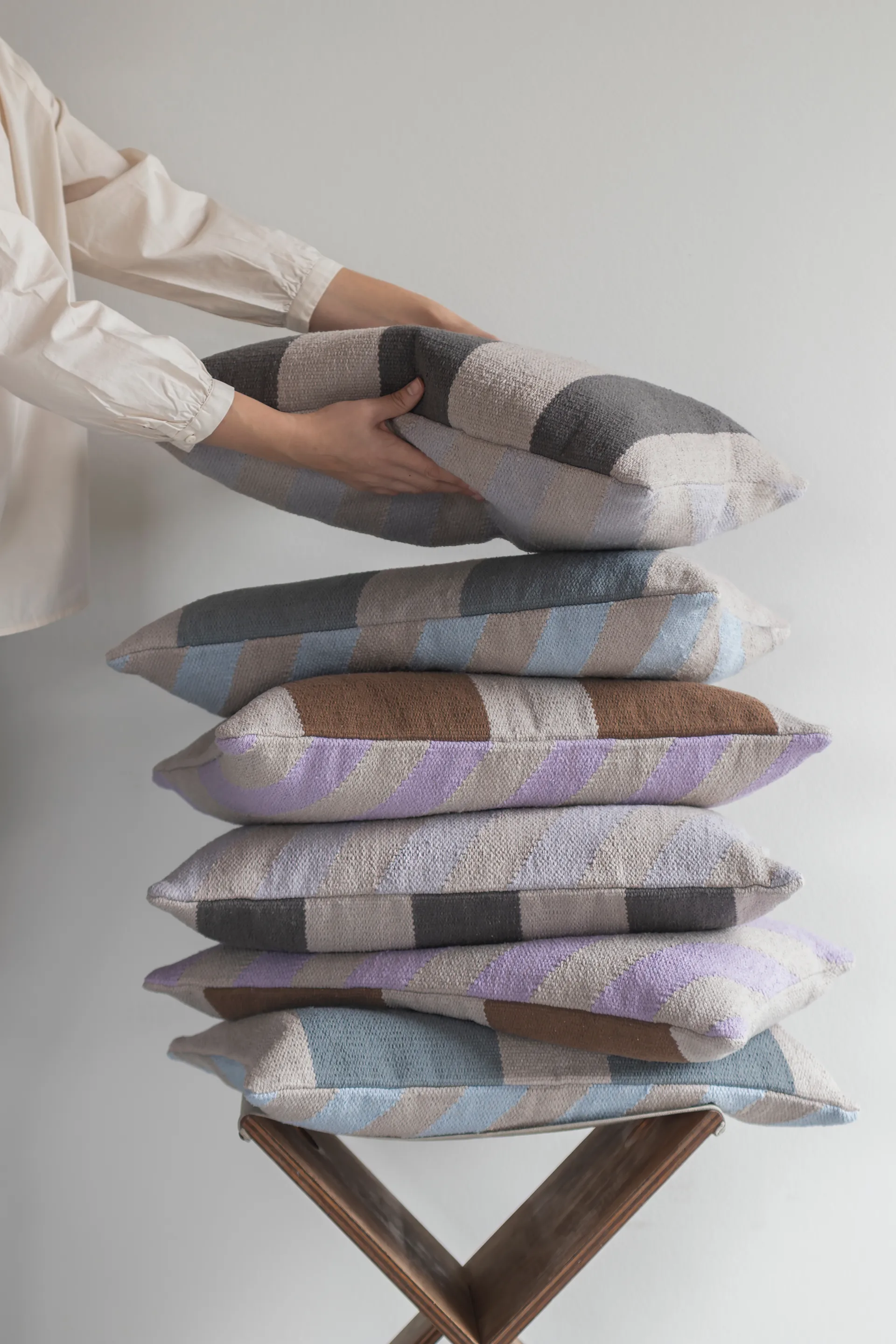 Across Kissenbezug, Light Blue, 40x60 cm Mette Ditmer