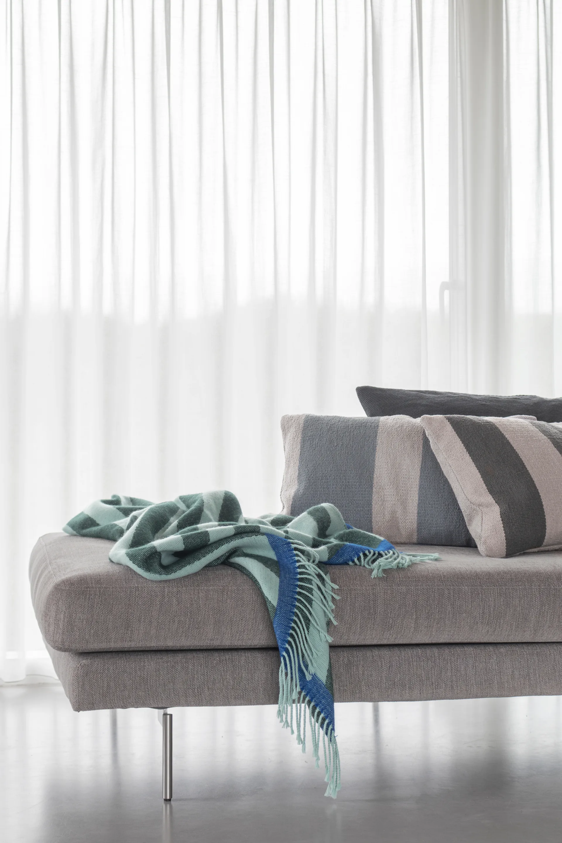 Across Kissenbezug, Light Grey , 40x60 cm Mette Ditmer