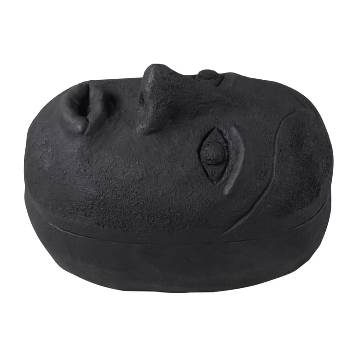 Art piece face Dose 9 x 12cm, Black Mette Ditmer