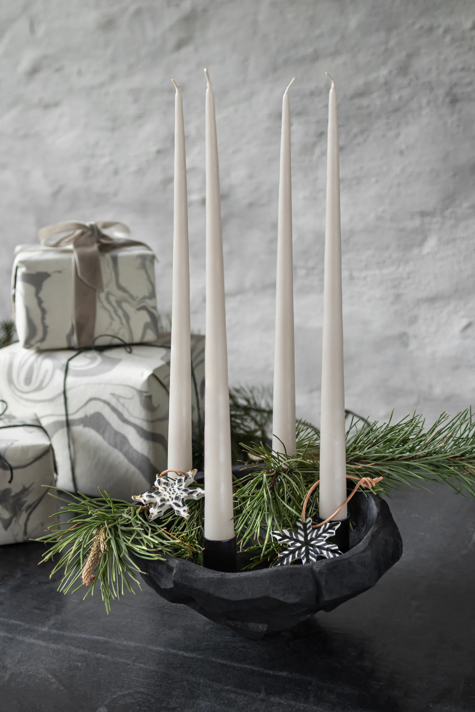 Art Piece Kerzenständer Ø23 cm, Black Mette Ditmer