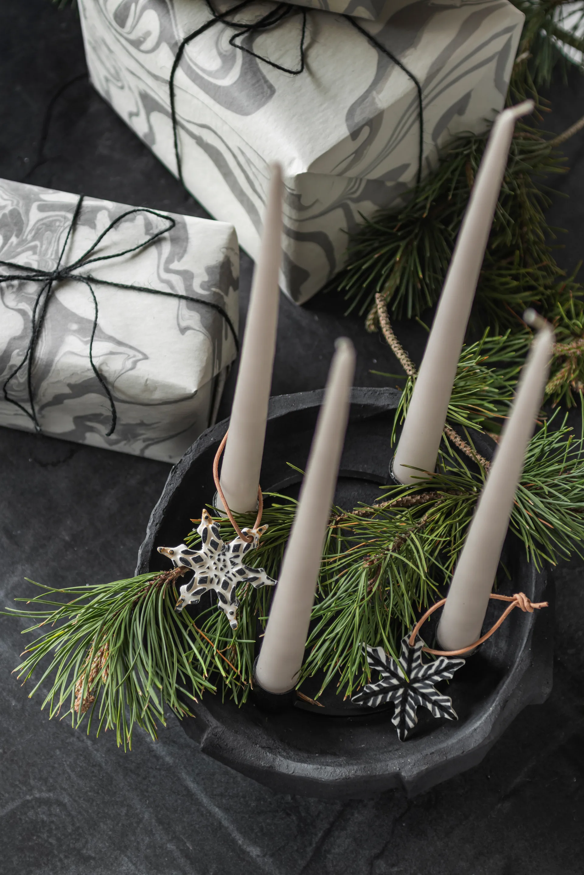 Art Piece Kerzenständer Ø23 cm, Black Mette Ditmer
