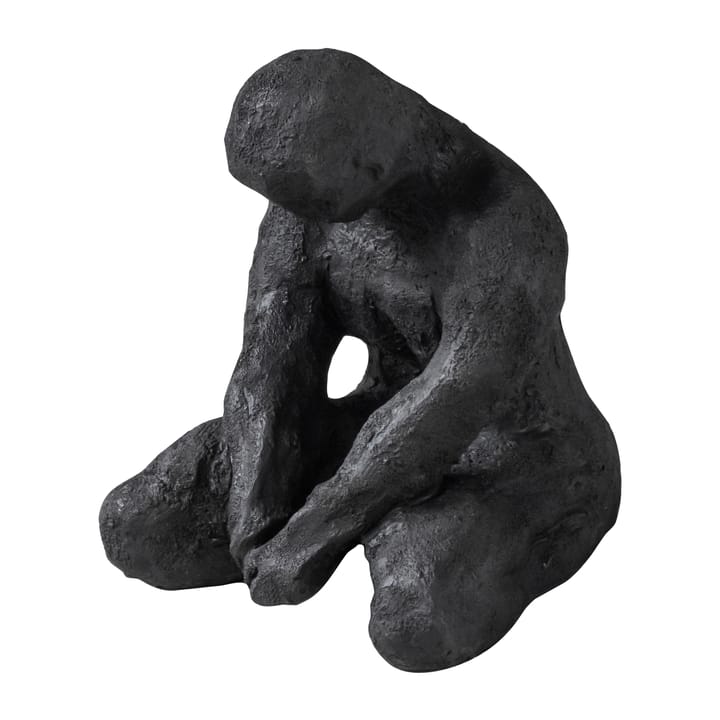 Art piece meditierender Mann 15cm - Black - Mette Ditmer