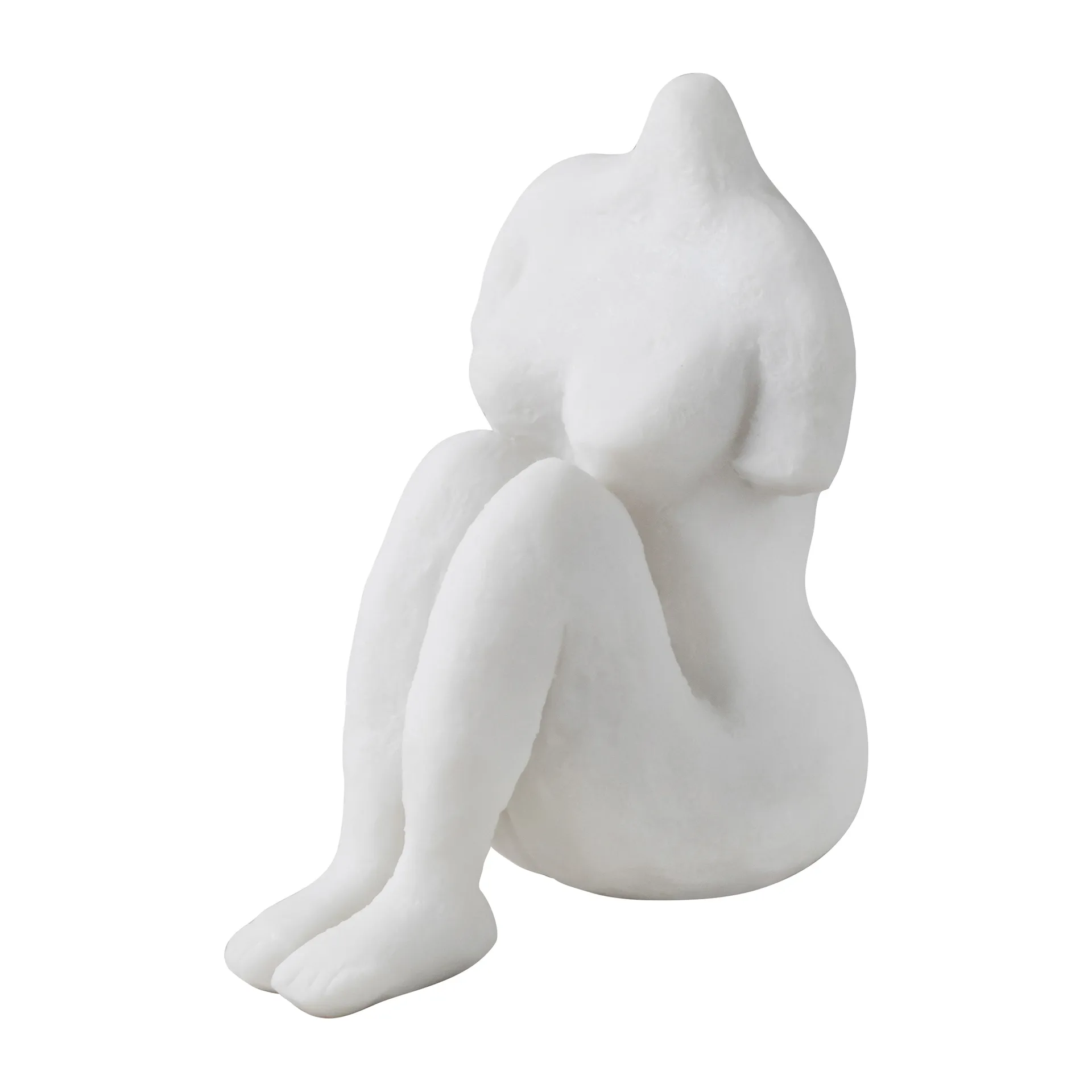 Art piece sitzende Frau 14cm, Off-white Mette Ditmer