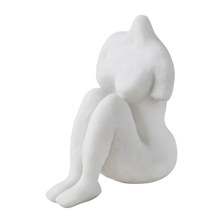 Art piece sitzende Frau 14cm - Off-white - Mette Ditmer