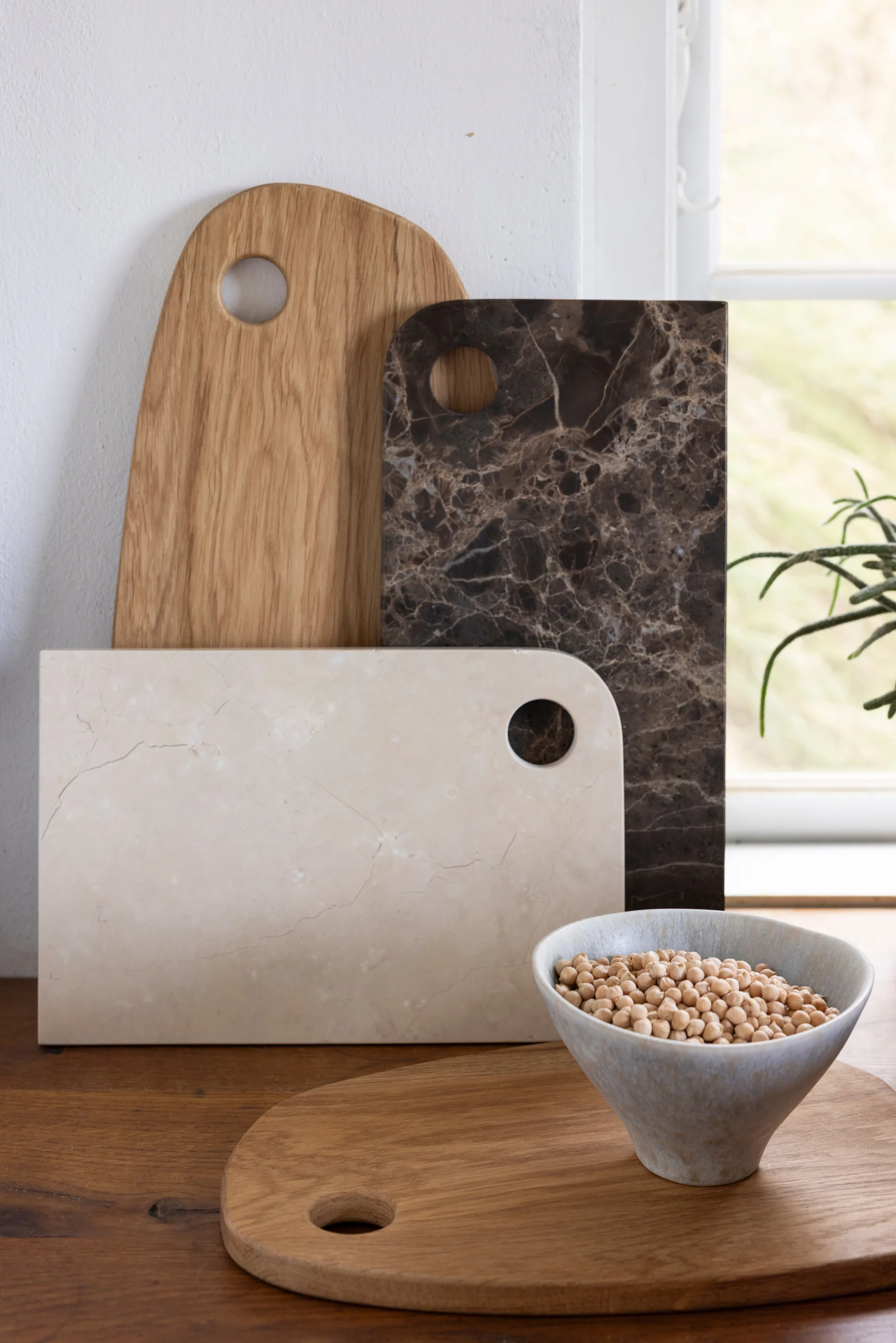 Authentic Schneidebrett, Natural, 24x32,5 cm Mette Ditmer