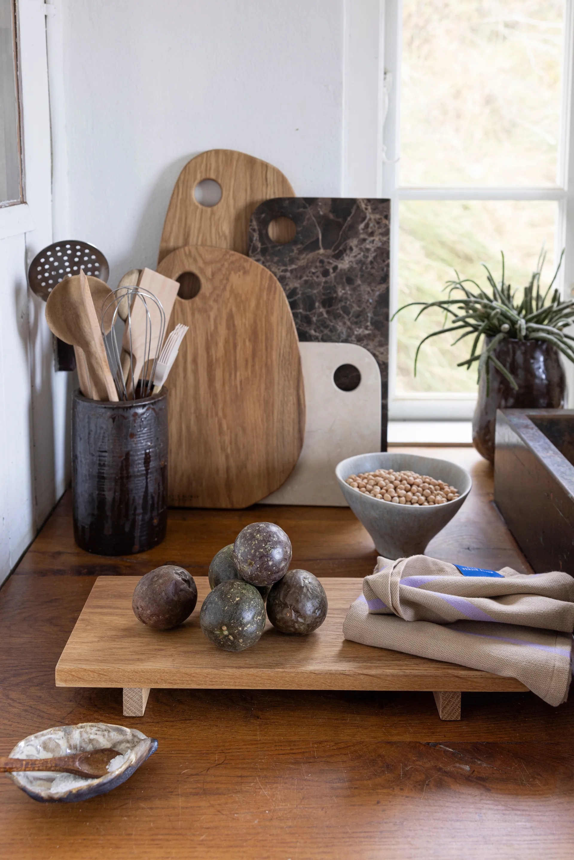 Authentic Servierbrett, Natural, 15x36 cm Mette Ditmer