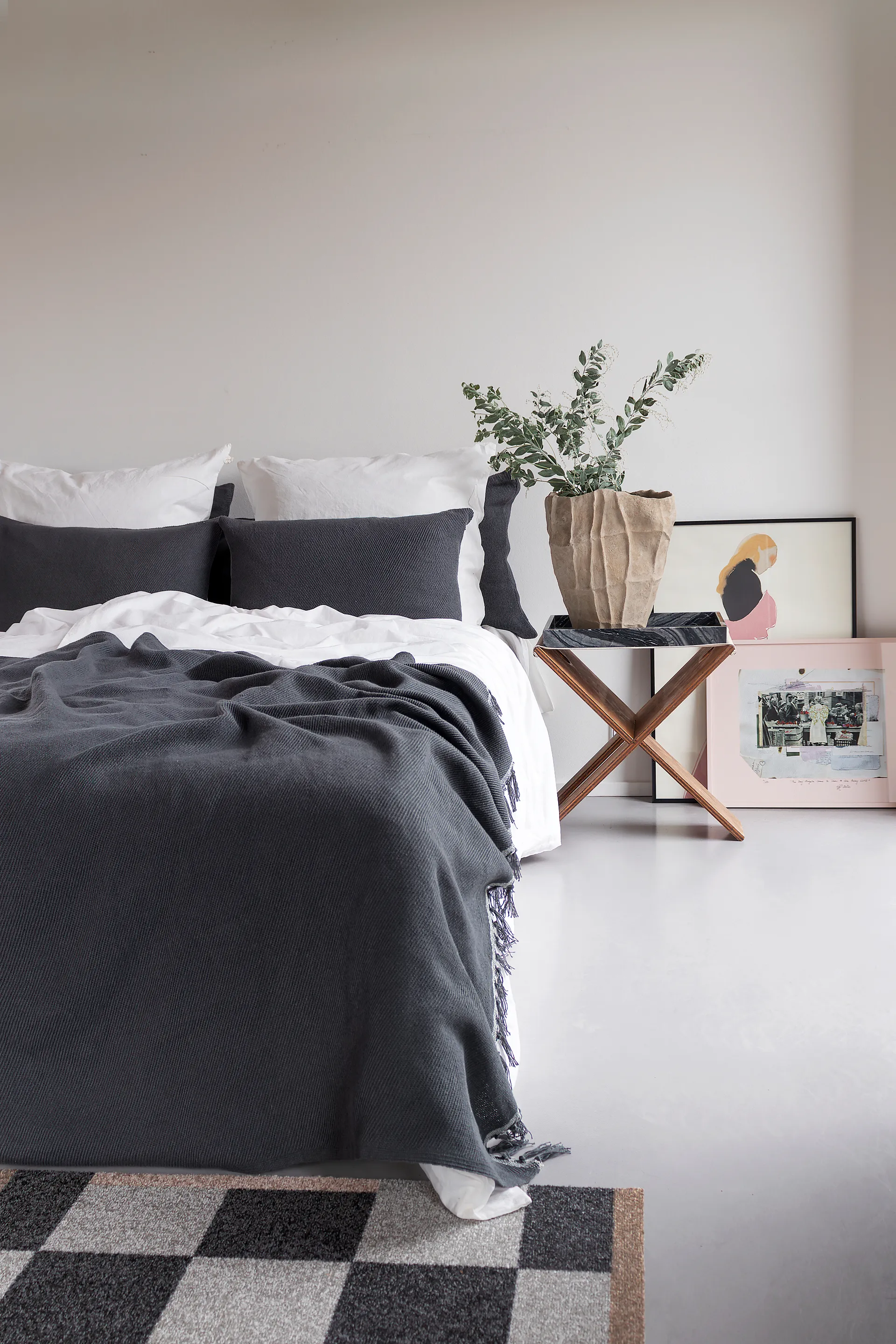 Bohemia Tagesdecke, Anthracite,140x250 cm Mette Ditmer