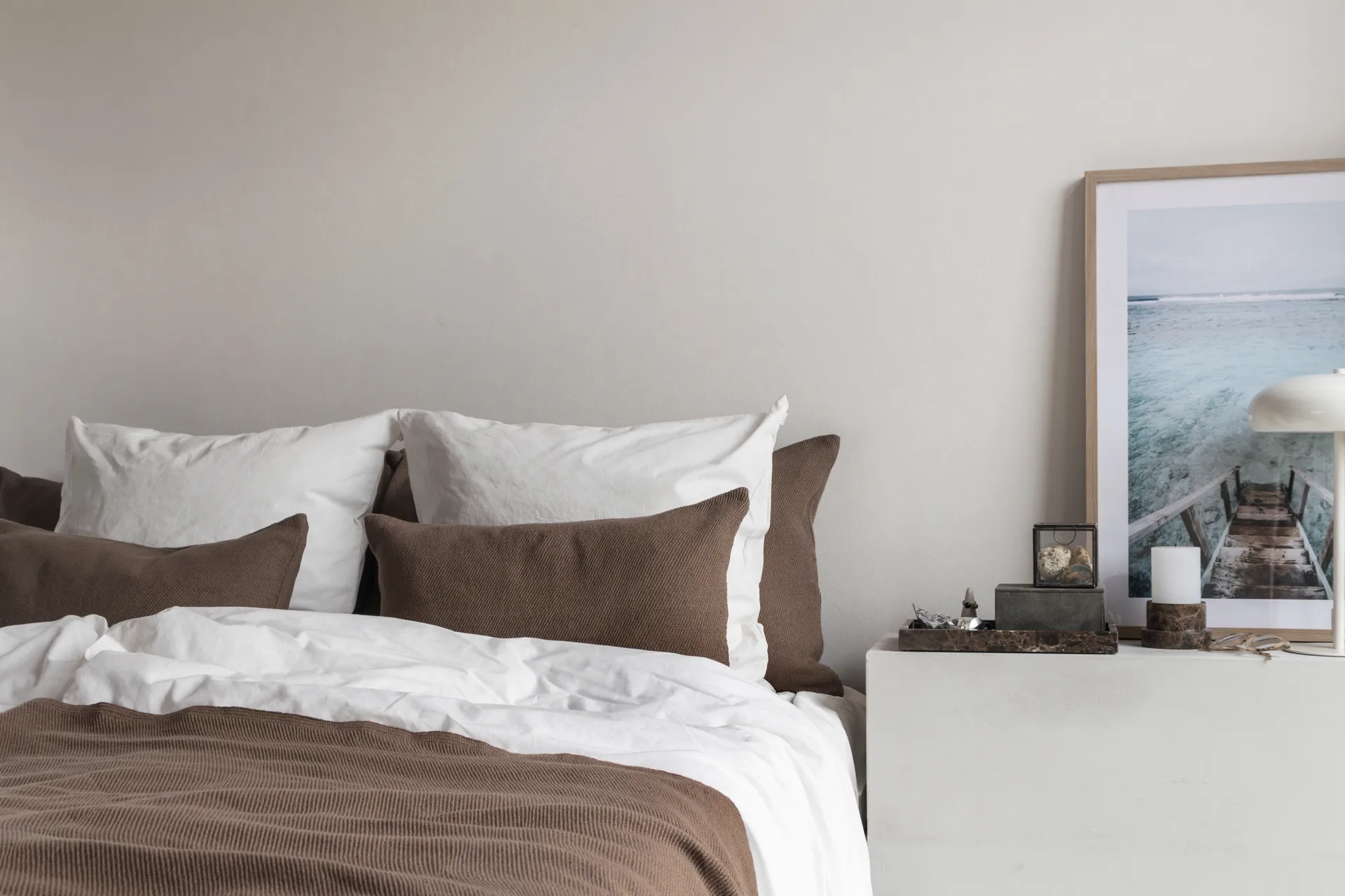 Bohemia Tagesdecke, Taupe, 250x250 cm Mette Ditmer