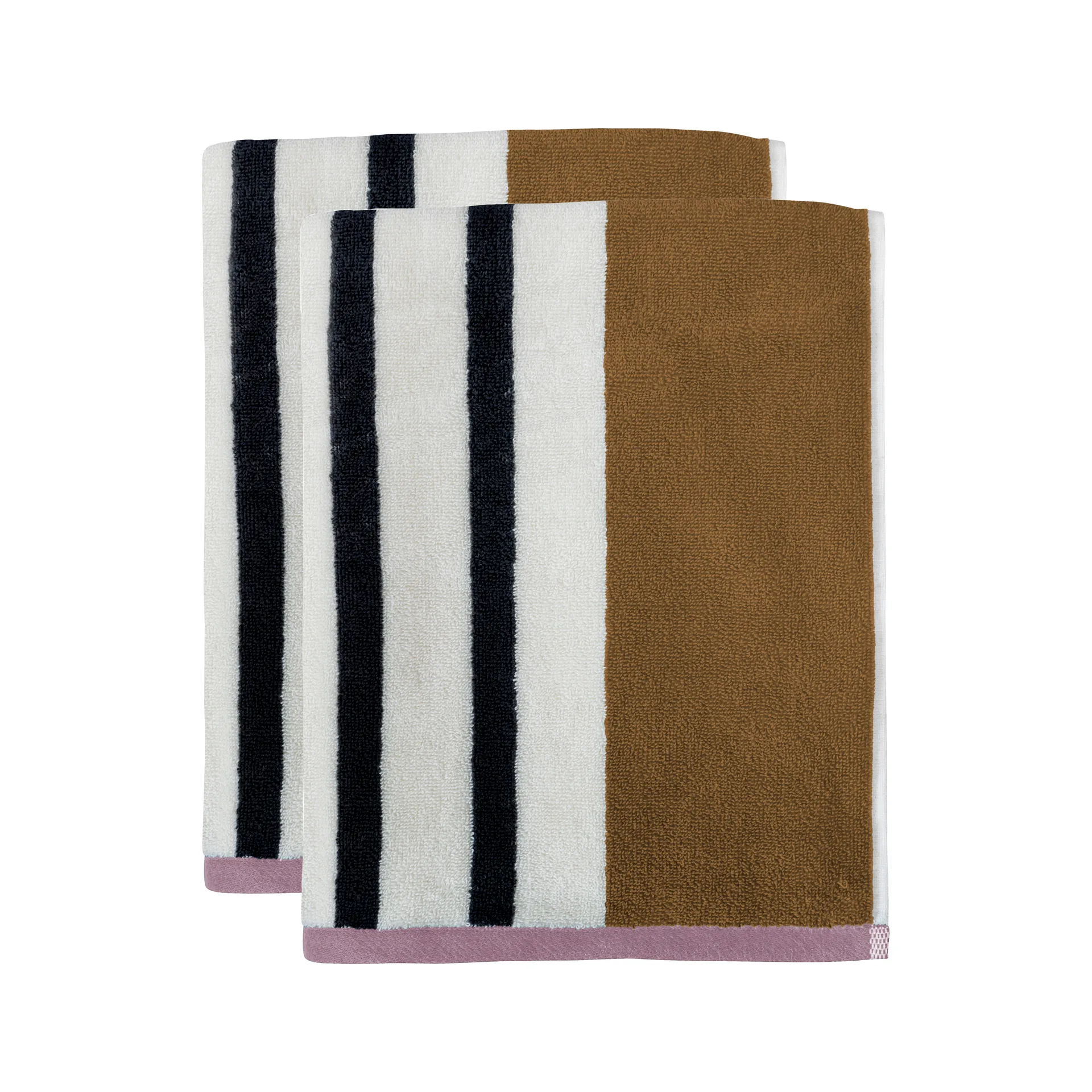 Boudoir Handtuch 40 x 60cm 2er Pack, Tobacco Mette Ditmer