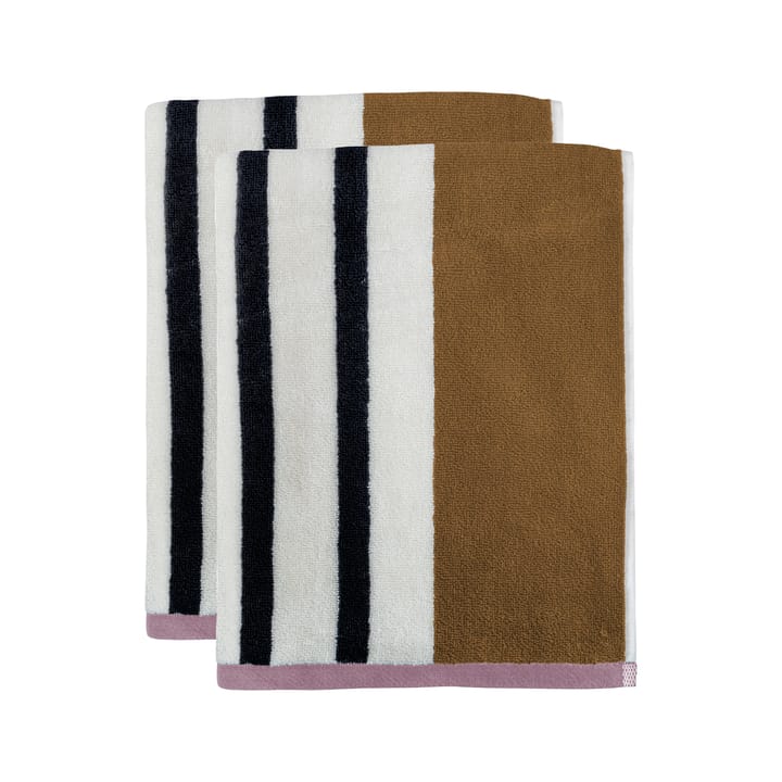 Boudoir Handtuch 40 x 60cm 2er Pack, Tobacco Mette Ditmer