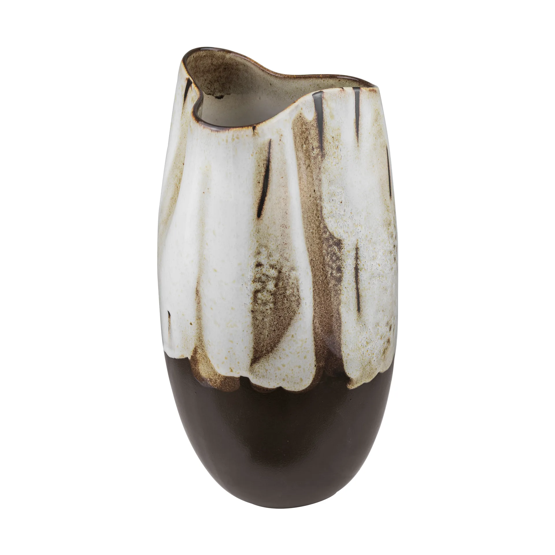 By Hand Vase gross 38,5 cm, Off-white Mette Ditmer