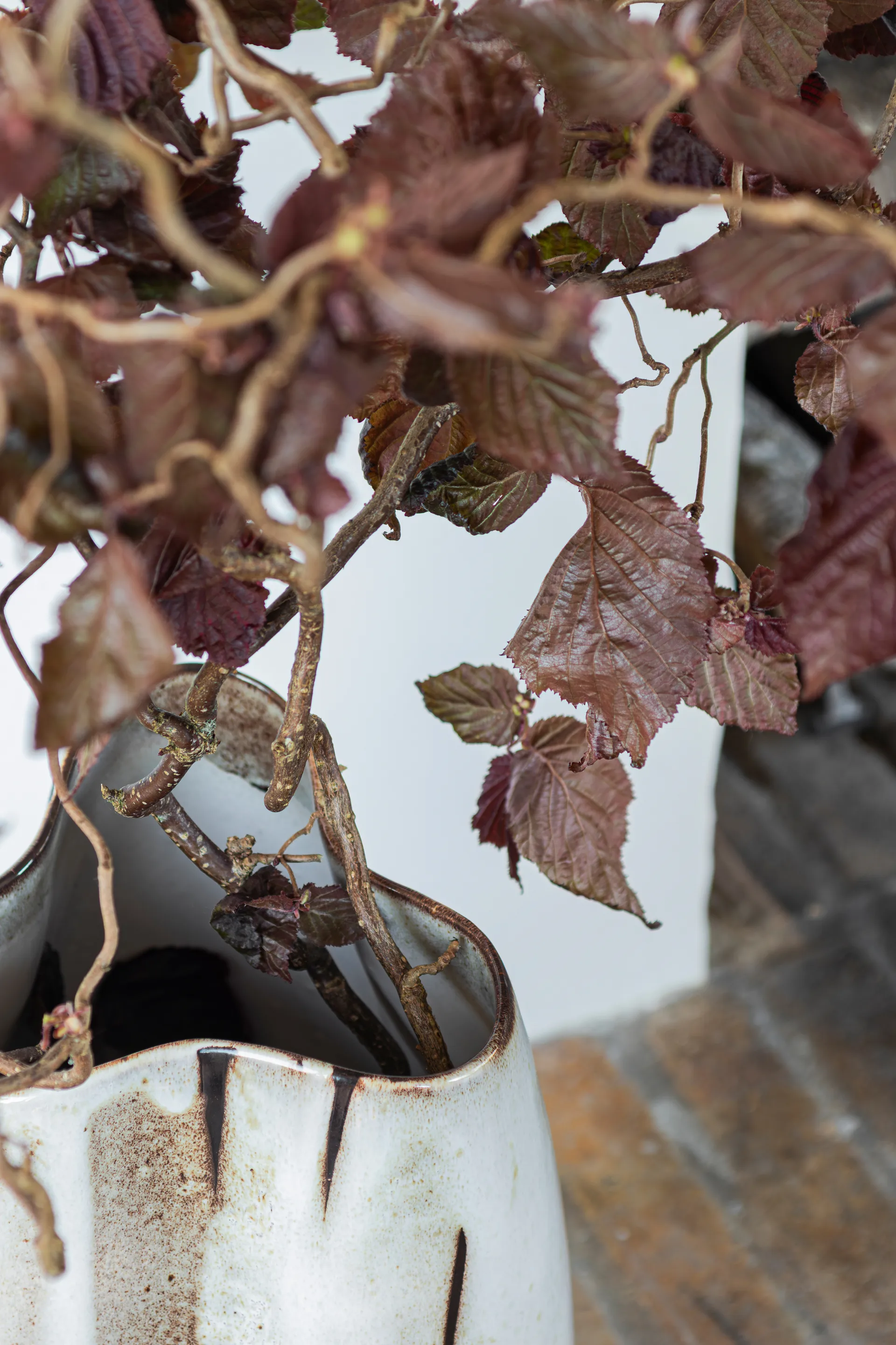 By Hand Vase gross 38,5 cm, Off-white Mette Ditmer