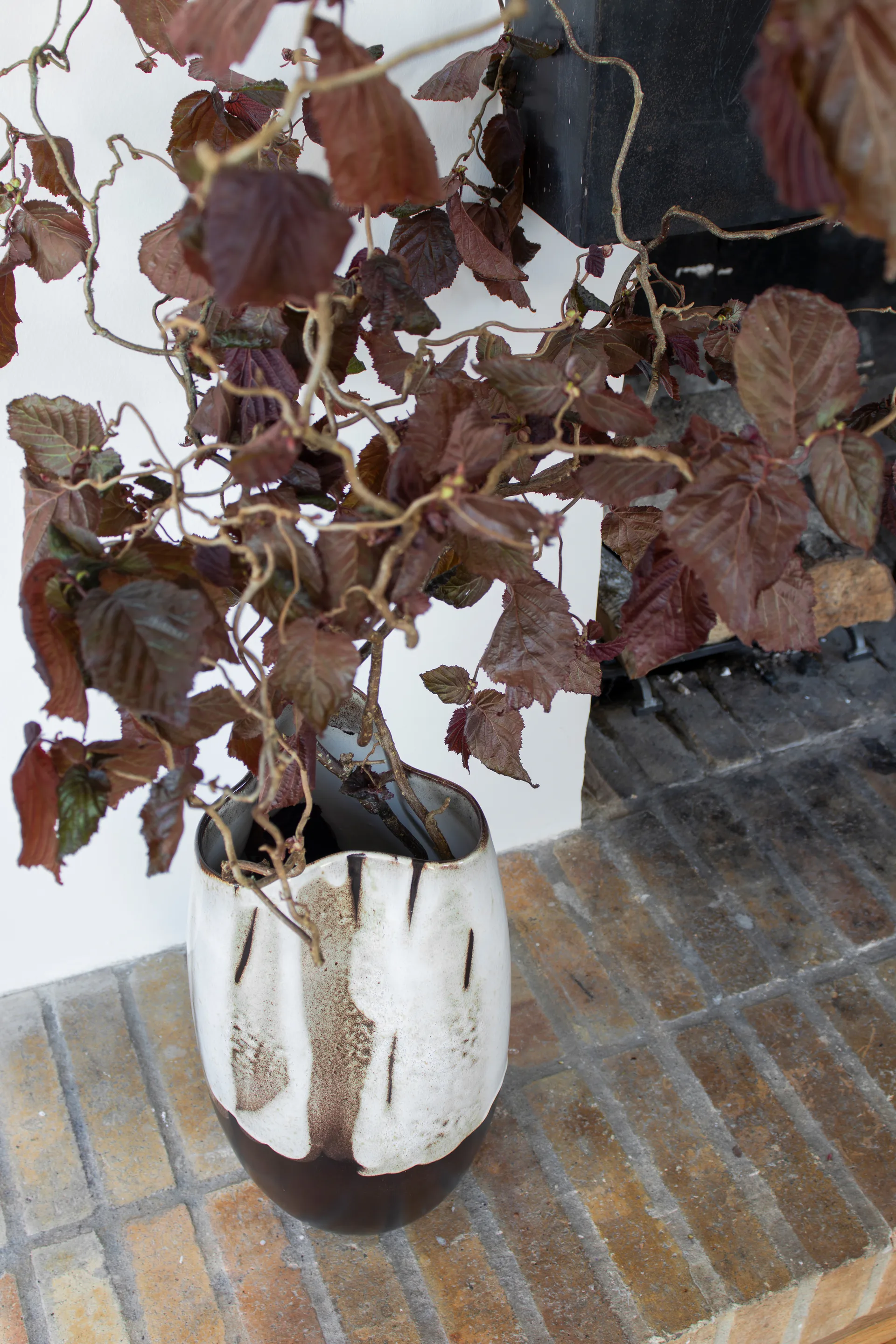 By Hand Vase gross 38,5 cm, Off-white Mette Ditmer