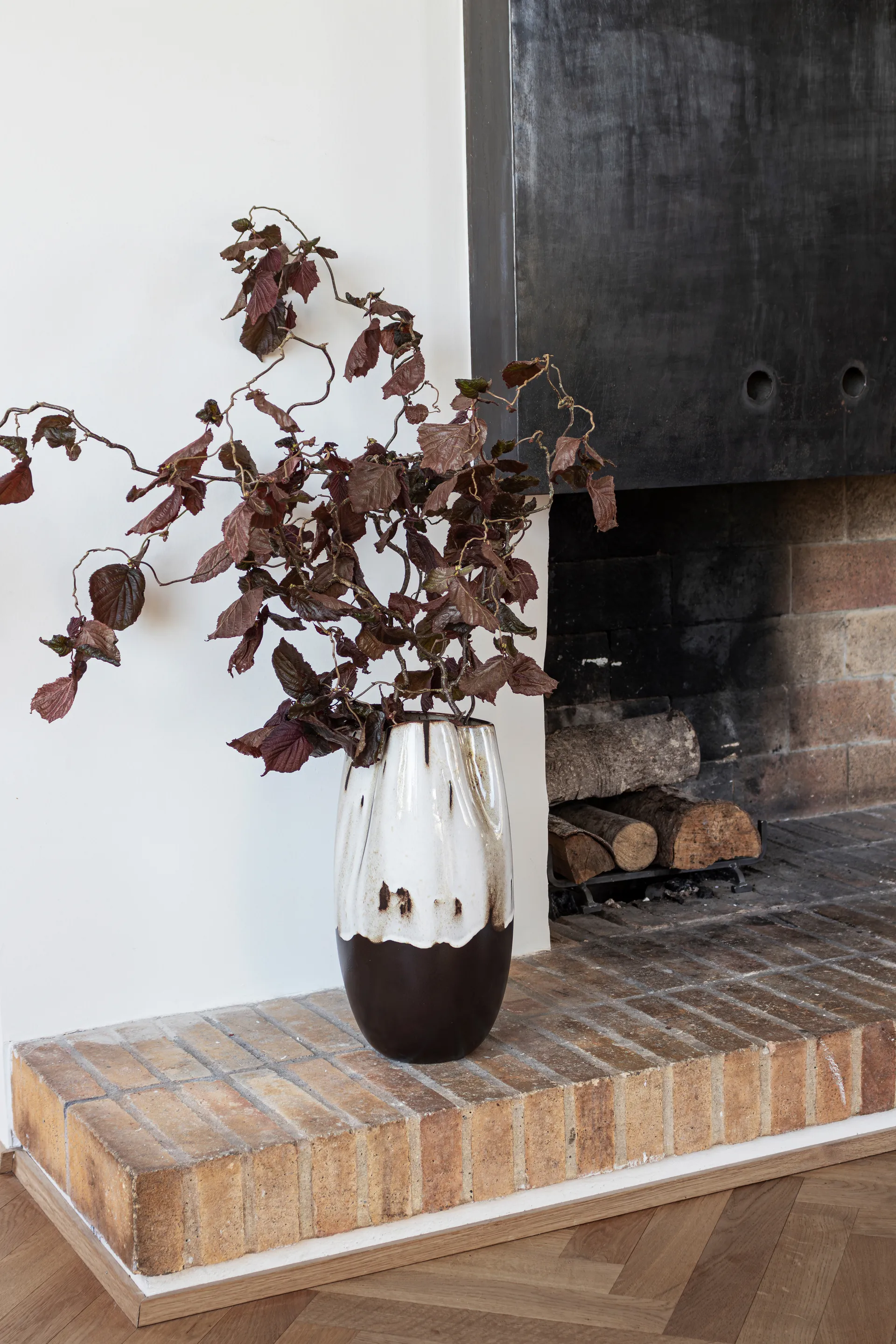 By Hand Vase gross 38,5 cm, Off-white Mette Ditmer