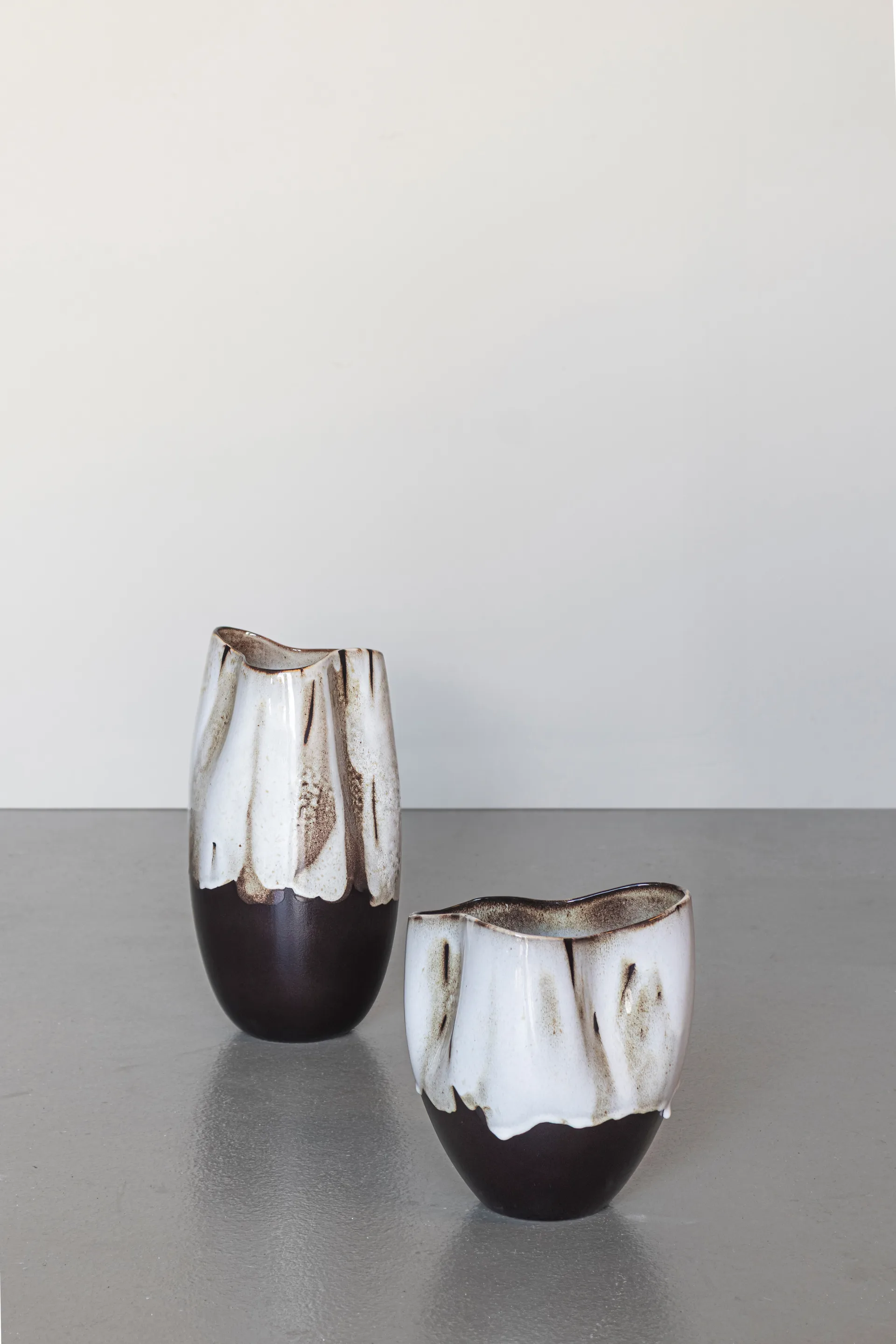 By Hand Vase gross 38,5 cm, Off-white Mette Ditmer