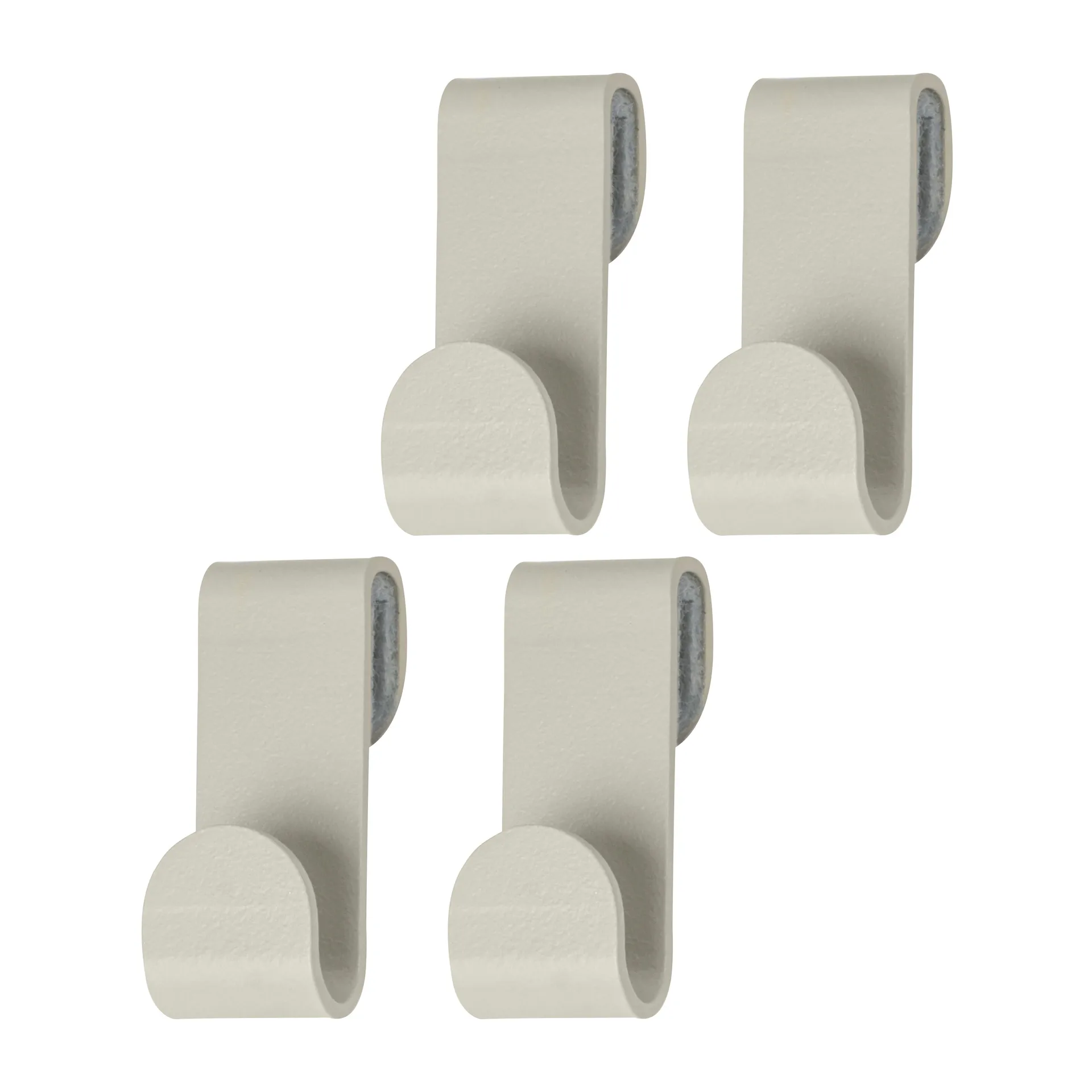 Carry Haken 4er Pack, Sand grey Mette Ditmer