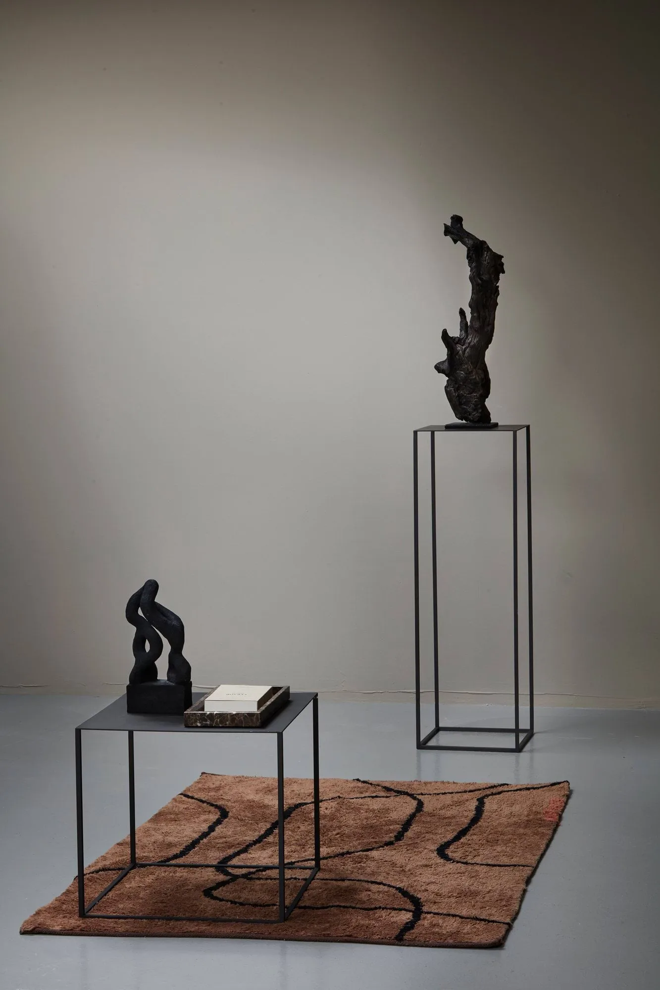 Cubic Podest, Schwarz, 29x29x90 cm Mette Ditmer