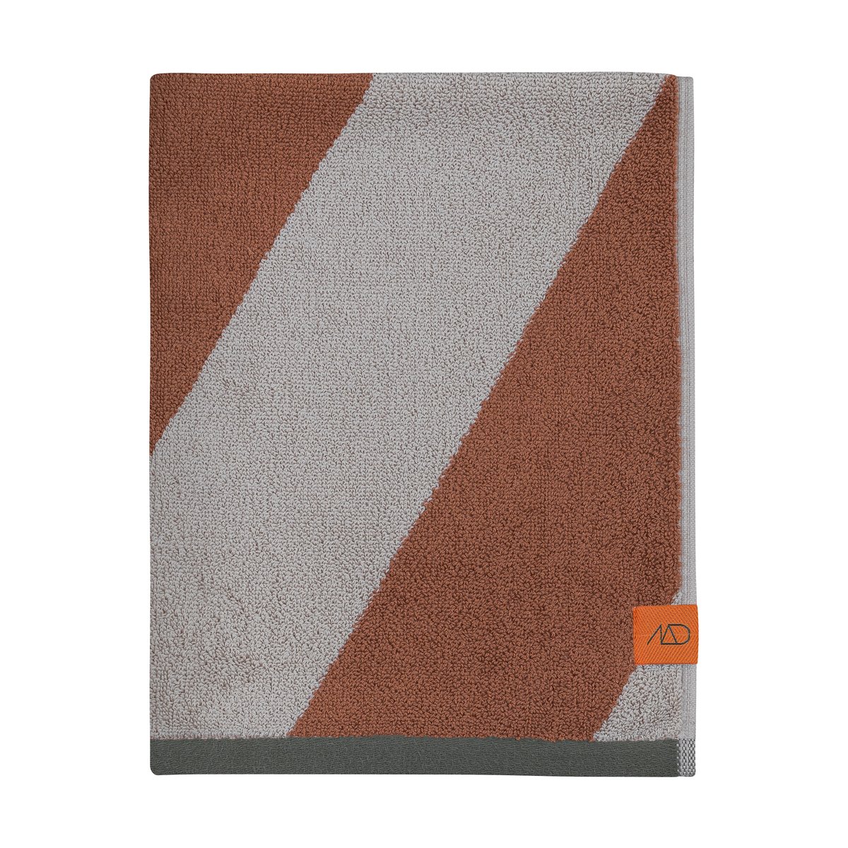 Mette Ditmer Diagonal Gästehandtuch 40x55 cm 2er-Pack Brick