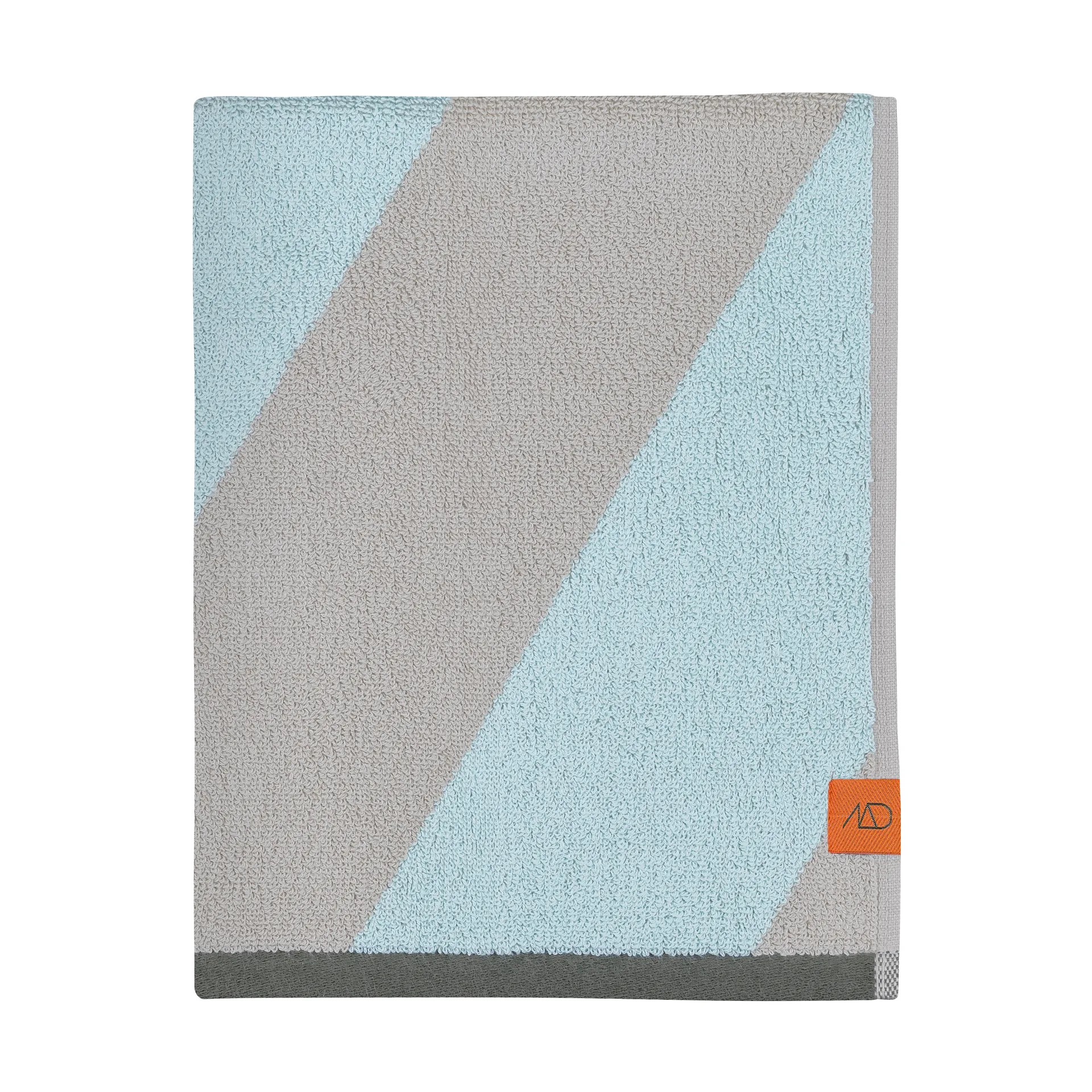 Diagonal Handtuch, Mint, 50x90 cm Mette Ditmer