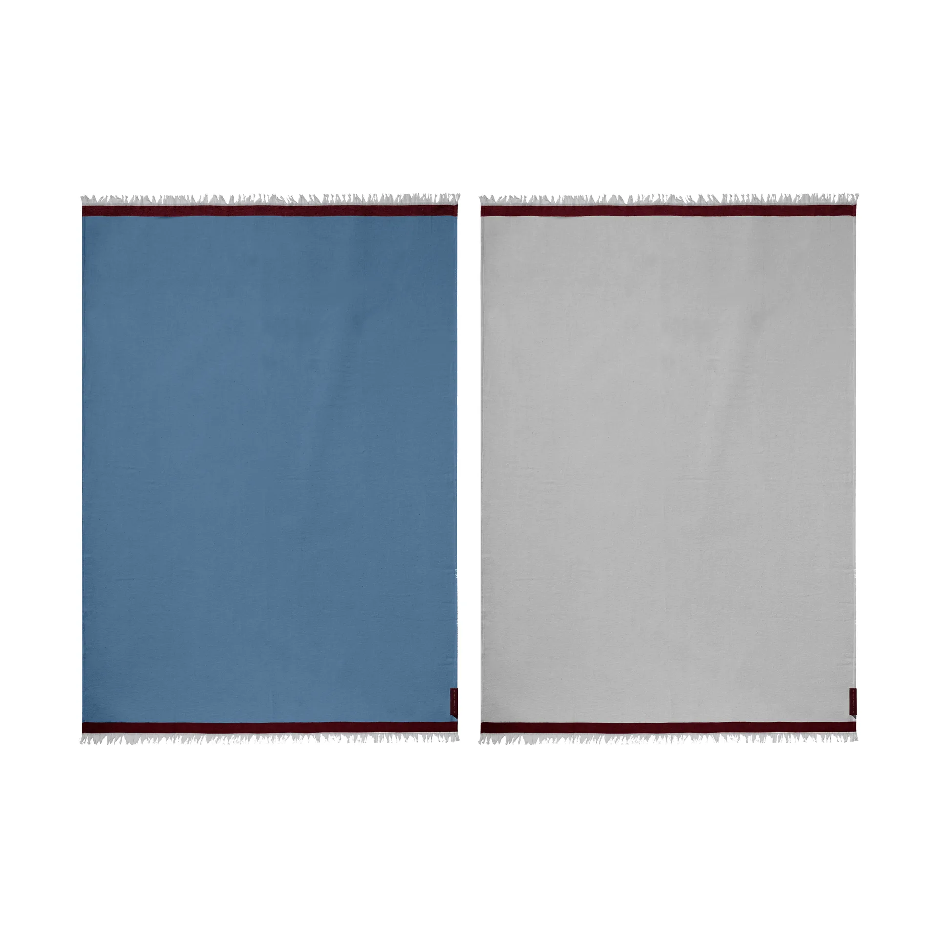 Duet Decke, Blue-Beige (Blau-Beige), 130x175 cm Mette Ditmer
