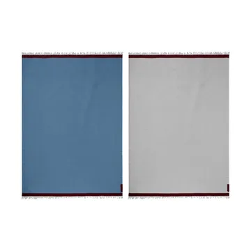 Duet Decke - Blue-Beige (Blau-Beige), 130x175 cm - Mette Ditmer