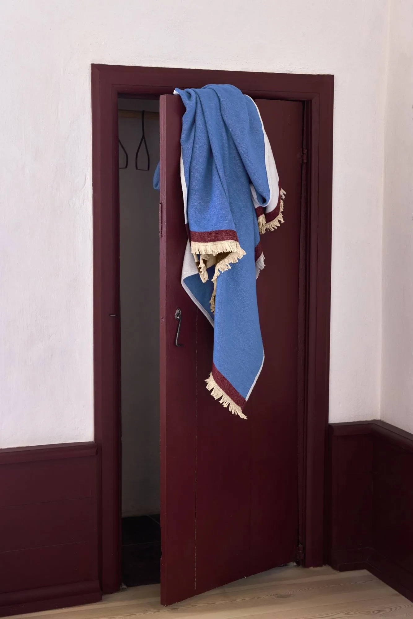 Duet Decke, Blue-Beige (Blau-Beige), 130x175 cm Mette Ditmer