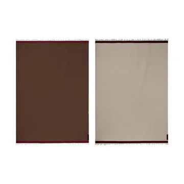 Duet Decke - Brown-Beige (Braun-Beige), 130x175 cm - Mette Ditmer