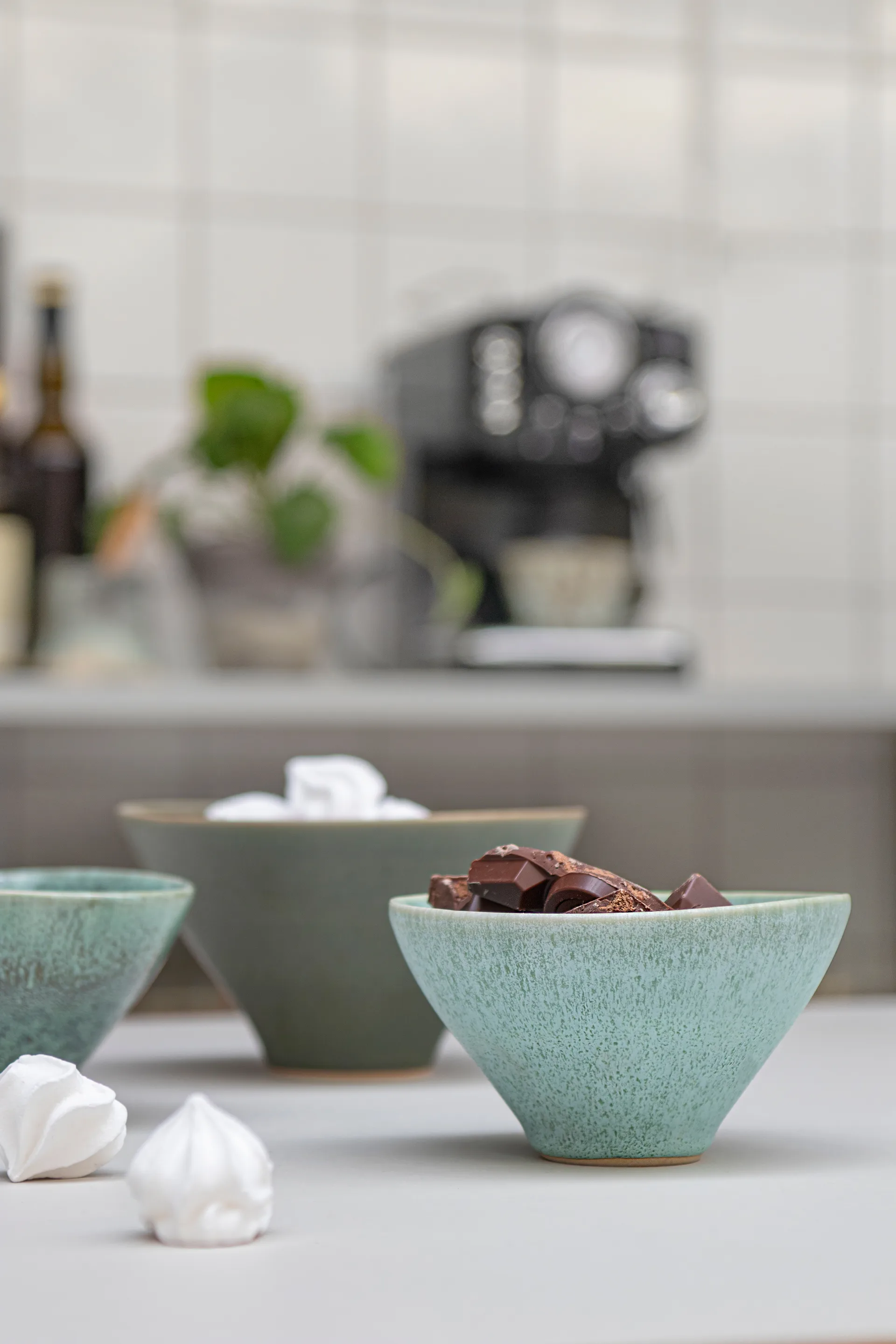 Elements Schale small Ø12 cm 3-teilig, Green Mette Ditmer