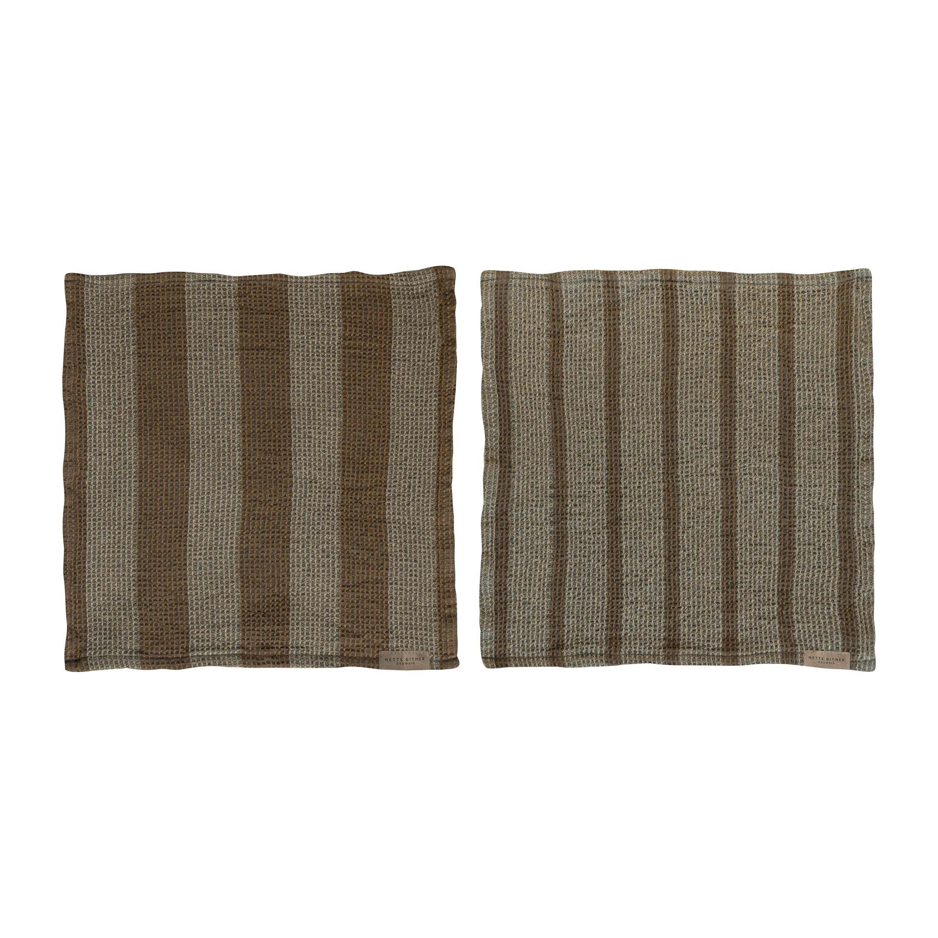 Elvira Spüllappen 33 x 33cm 2er Pack, Sand Mette Ditmer