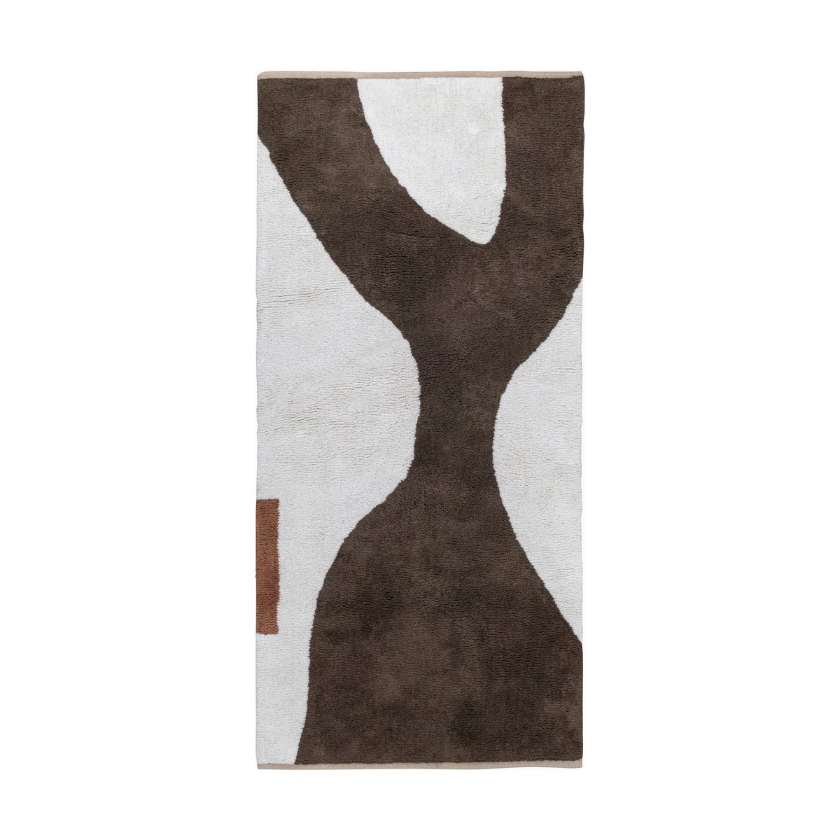 Mette Ditmer Figura Teppich Brown, 50x80 cm