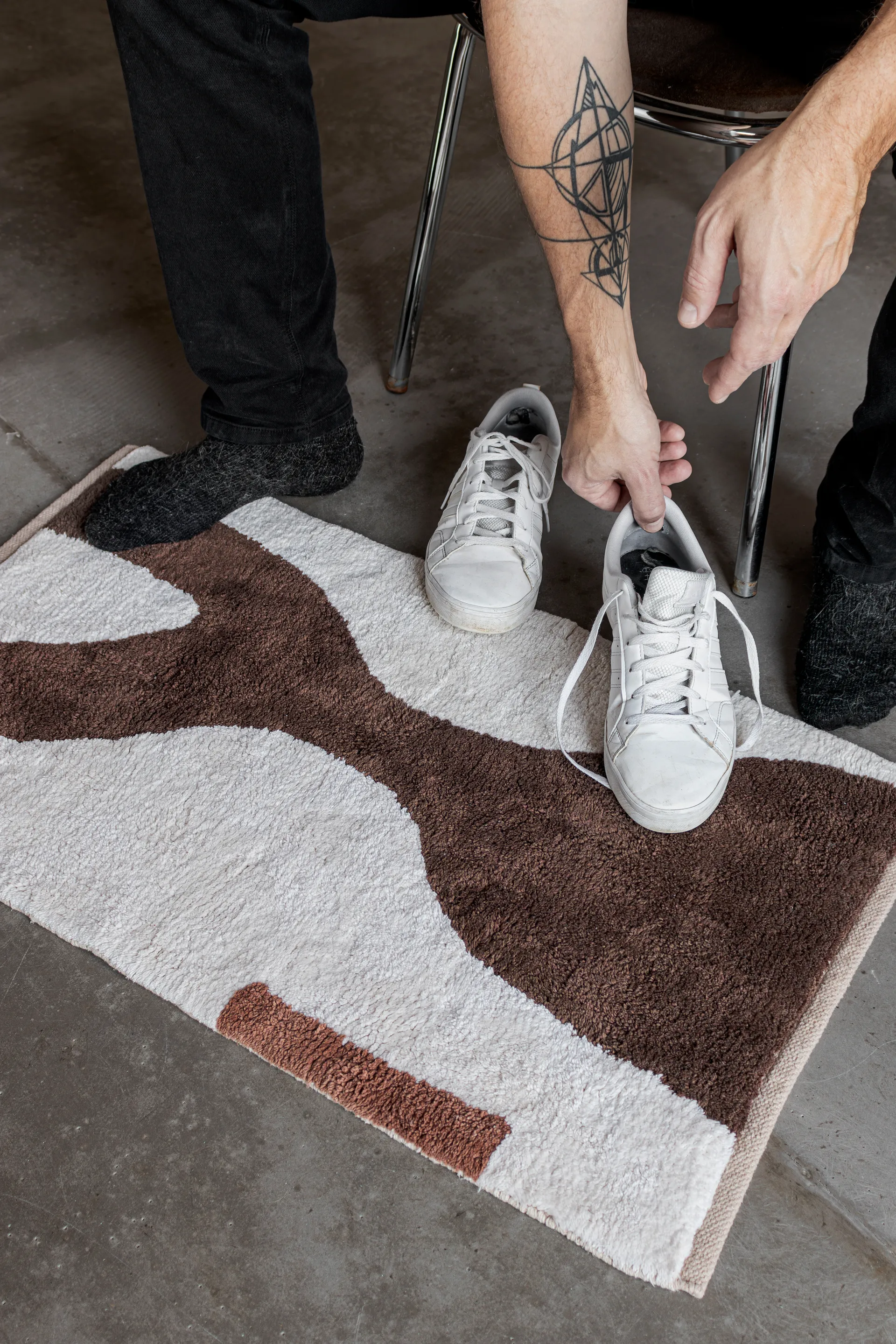 Figura Teppich, Brown, 50x80 cm Mette Ditmer