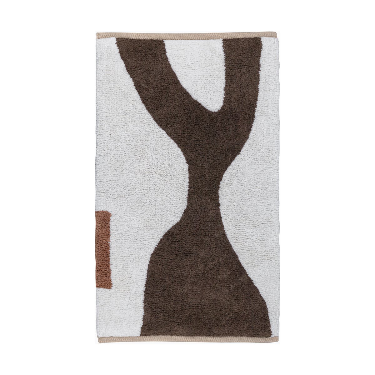 Mette Ditmer Figura Teppich Brown, 70x150 cm