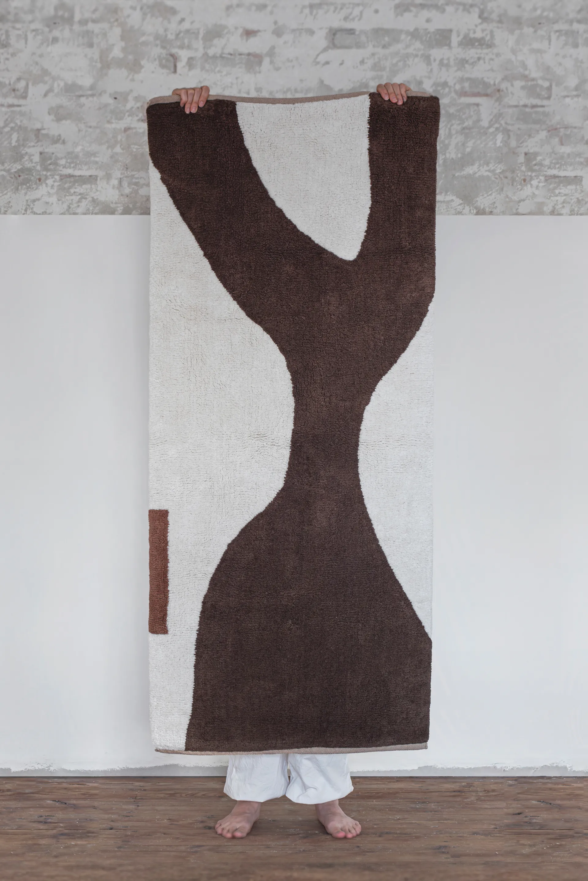 Figura Teppich, Brown, 70x150 cm Mette Ditmer