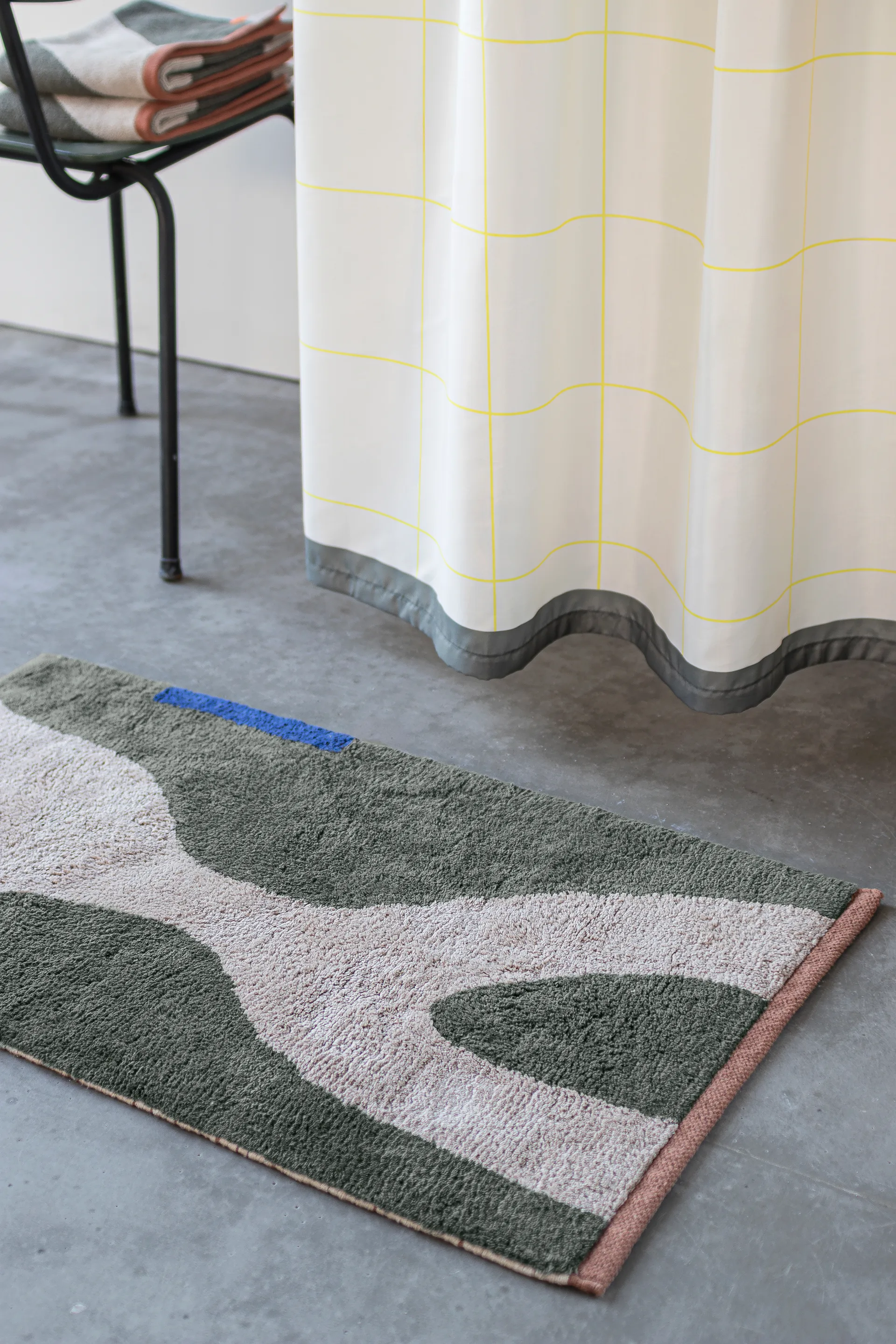 Figura Teppich, Dark olive, 50x80 cm Mette Ditmer