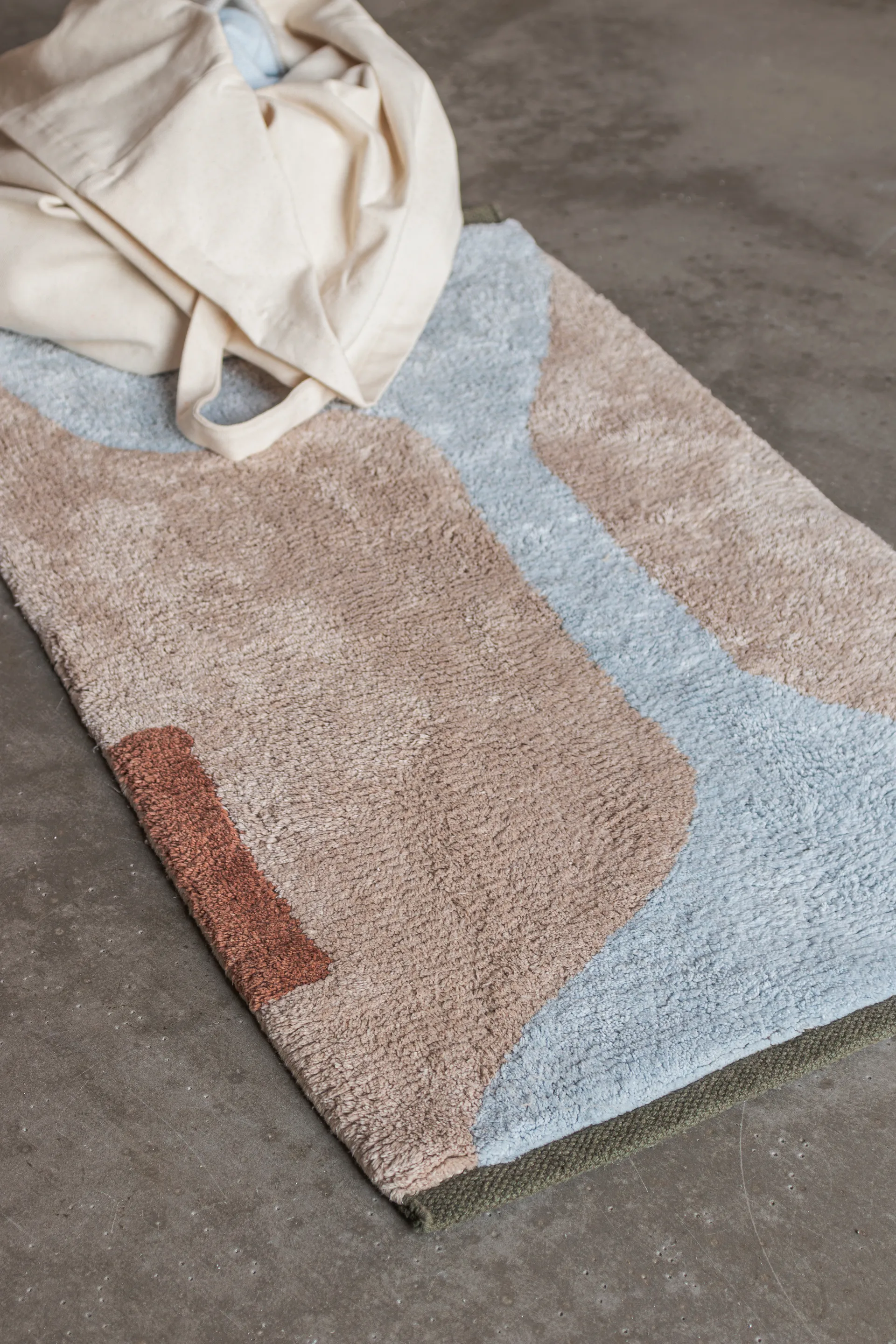 Figura Teppich, Light blue, 50x80 cm Mette Ditmer