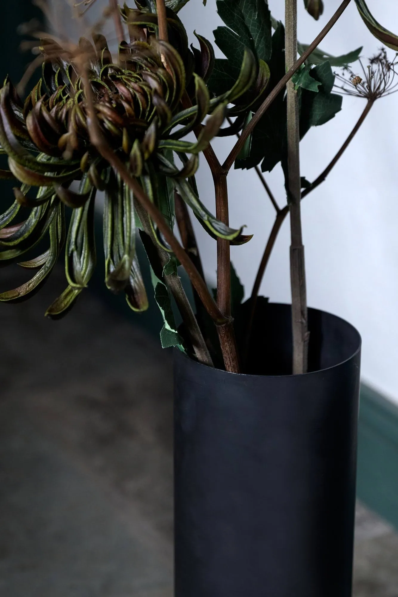Floor Vase, Schwarz, 40,5 cm Mette Ditmer