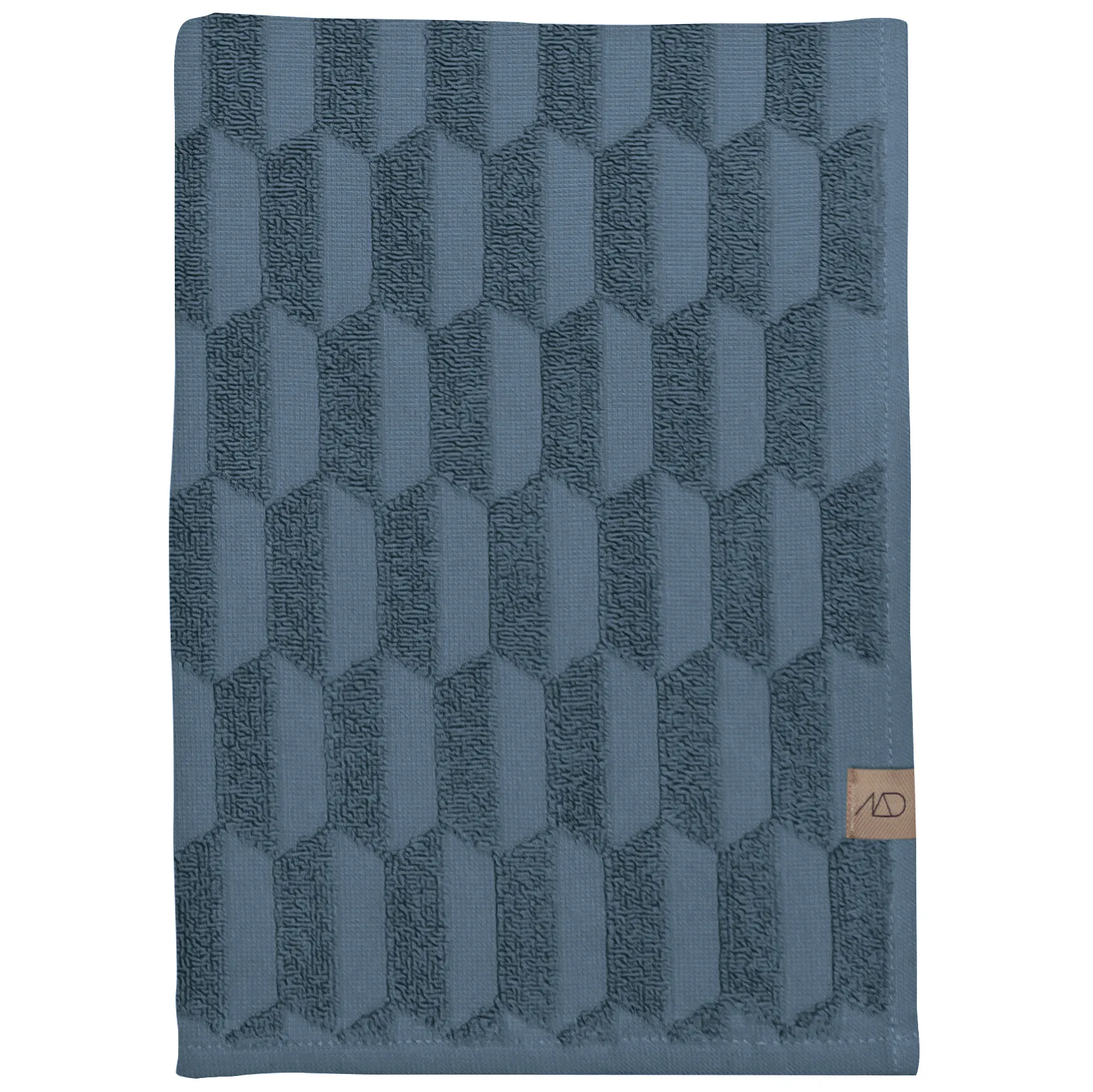 Geo Badehandtuch 70 x 133 cm, Slate blue Mette Ditmer