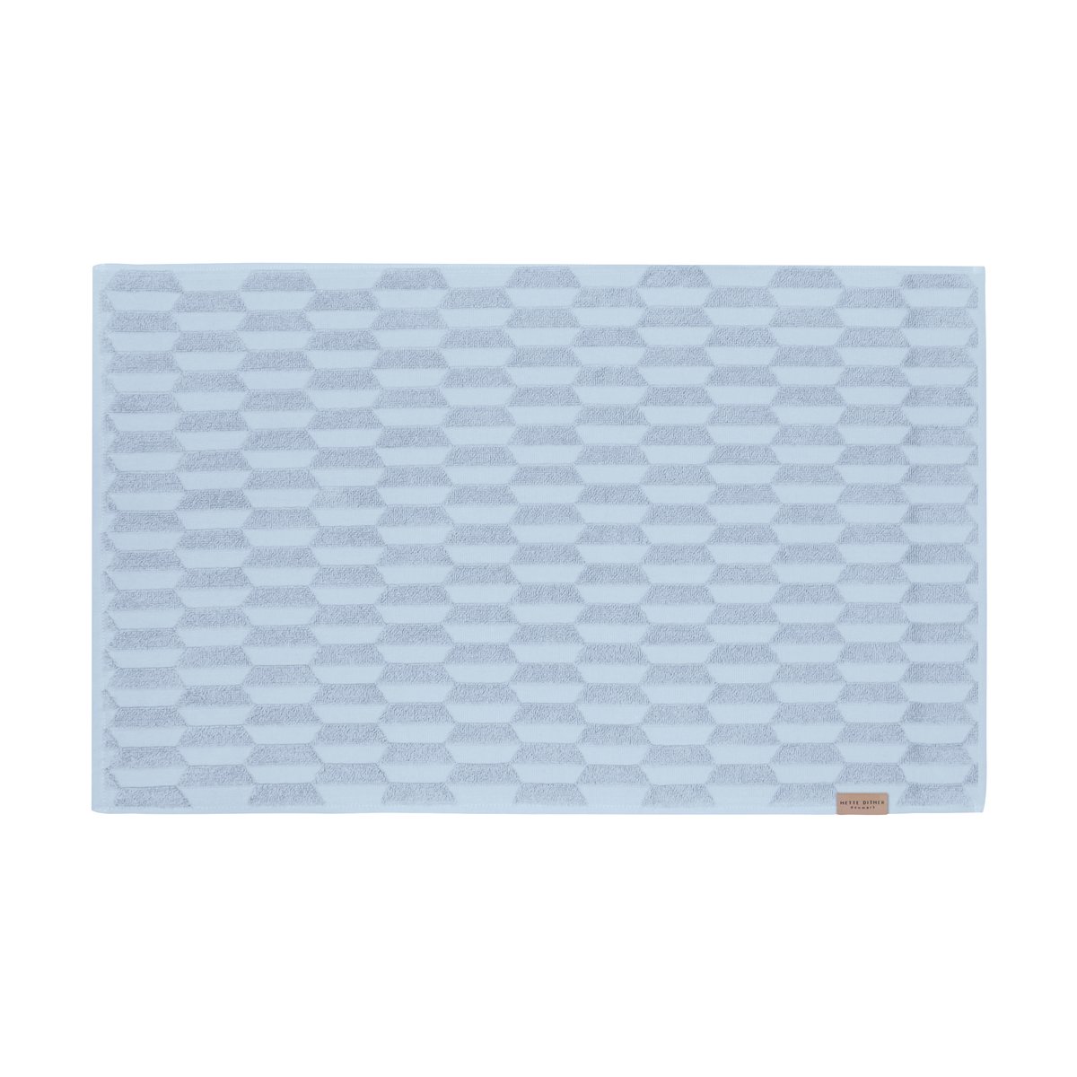 Mette Ditmer Geo Badezimmerteppich 50 x 80 cm Light Blue