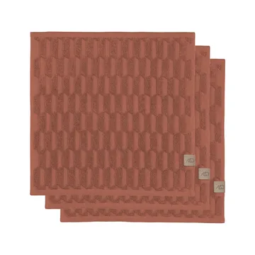 Geo Handtuch 30 x 30 cm 3er-Pack - Blush - Mette Ditmer