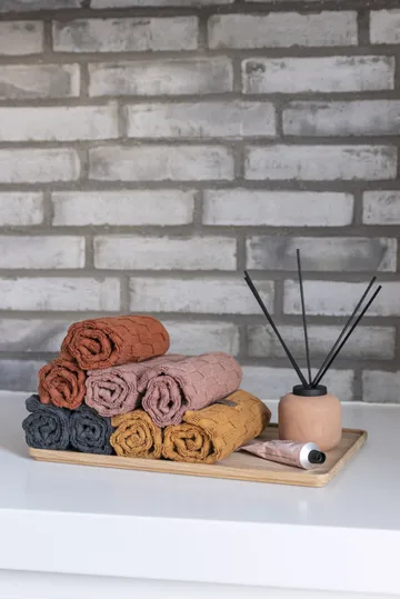 Geo Handtuch 30 x 30 cm 3er-Pack - Blush - Mette Ditmer