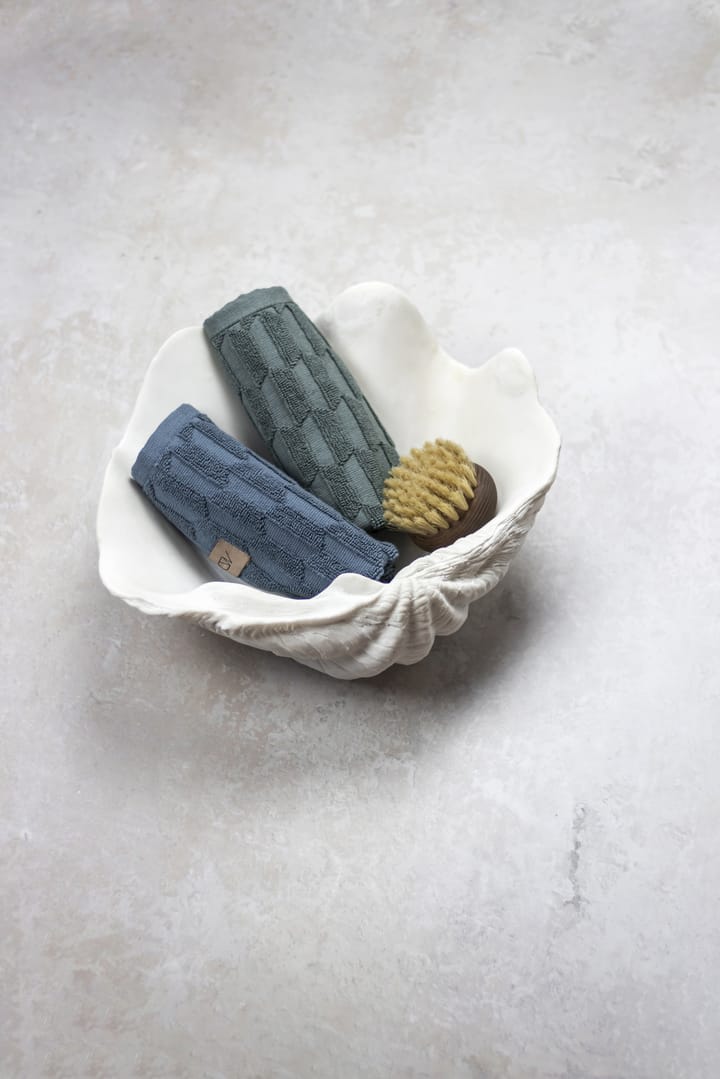 Geo Handtuch 30 x 30 cm 3er-Pack, Pine green Mette Ditmer