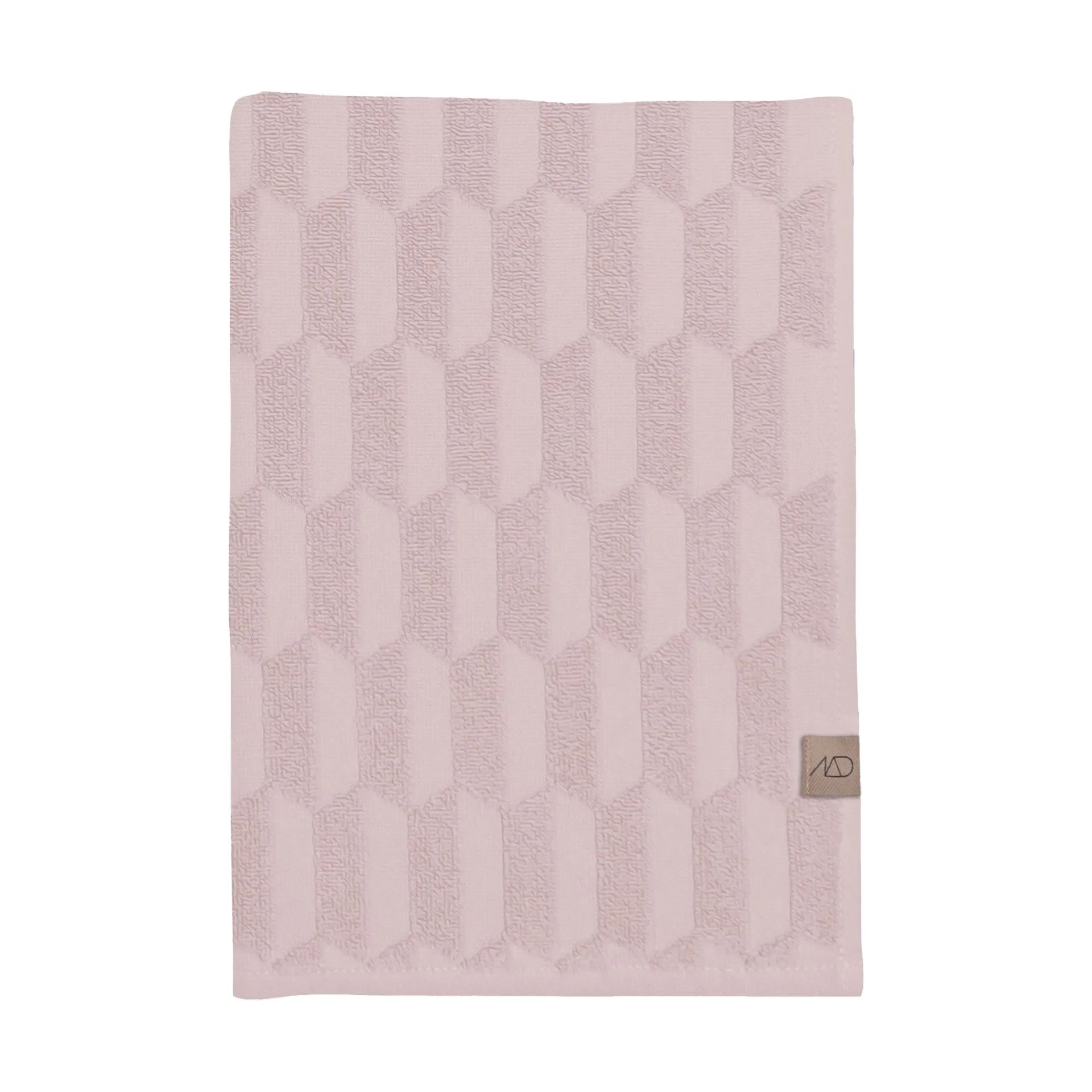 Geo Handtuch 50 x 95 cm, Powder rose Mette Ditmer