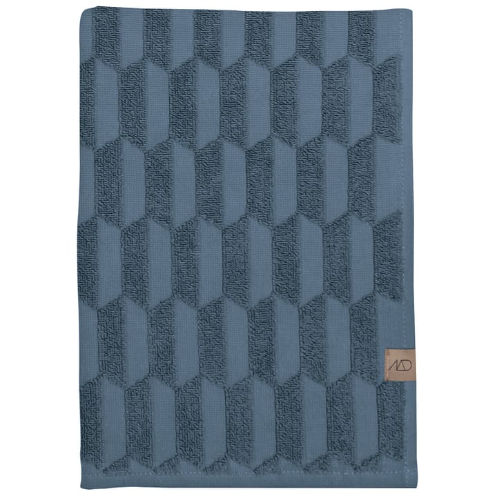 Geo Handtuch 50 x 95 cm - Slate blue - Mette Ditmer
