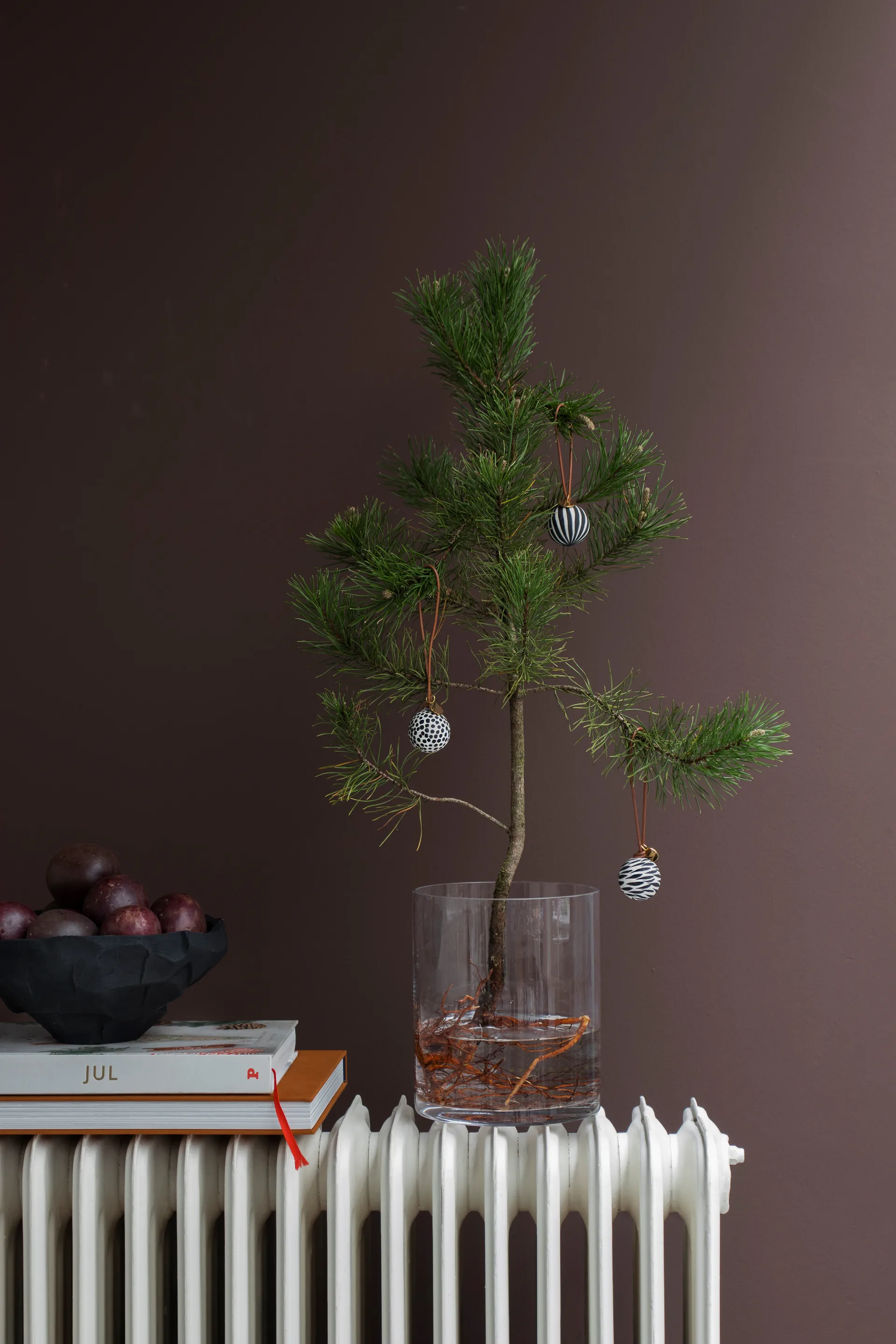 Globe Weihnachtsbaumkugel 3 Teile, Black Mette Ditmer