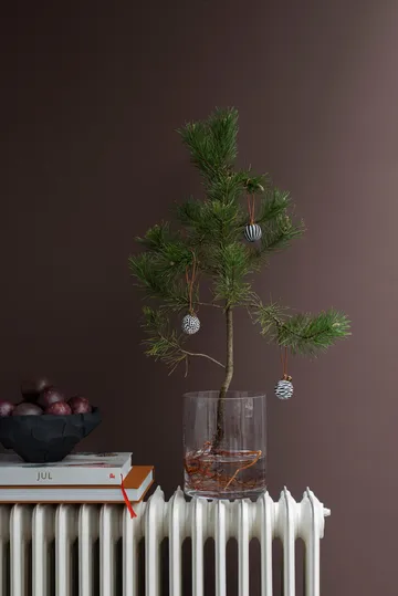 Globe Weihnachtsbaumkugel 3 Teile - Black - Mette Ditmer