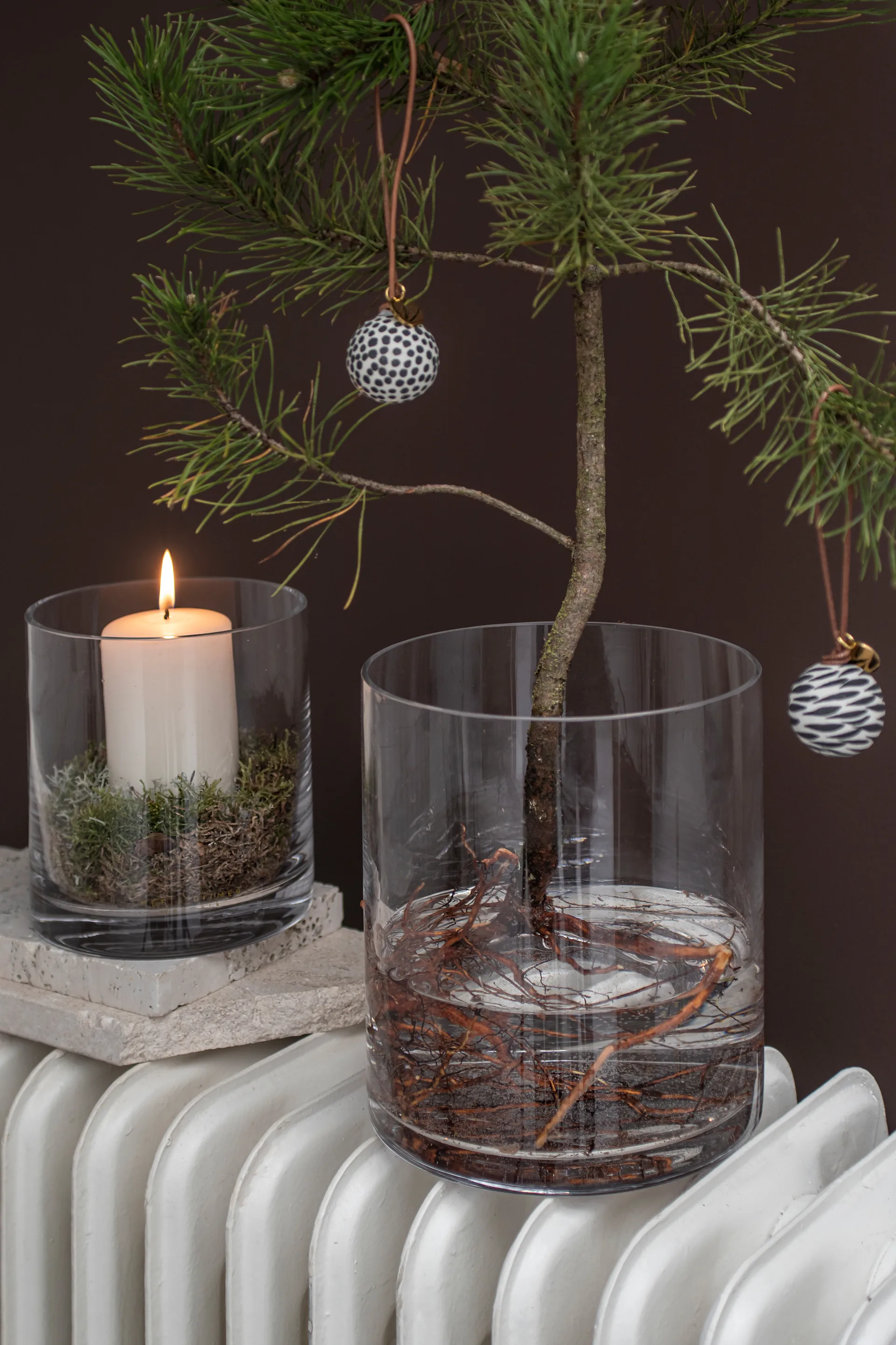Globe Weihnachtsbaumkugel 3 Teile, Black Mette Ditmer