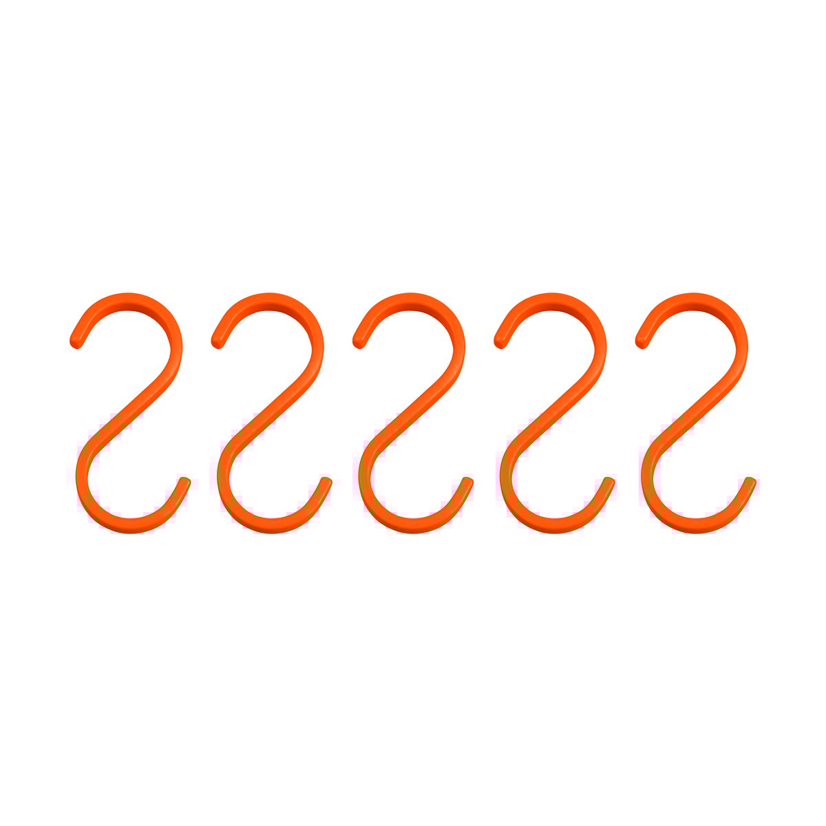 Mette Ditmer Hang-it Haken 5er-Pack Orange