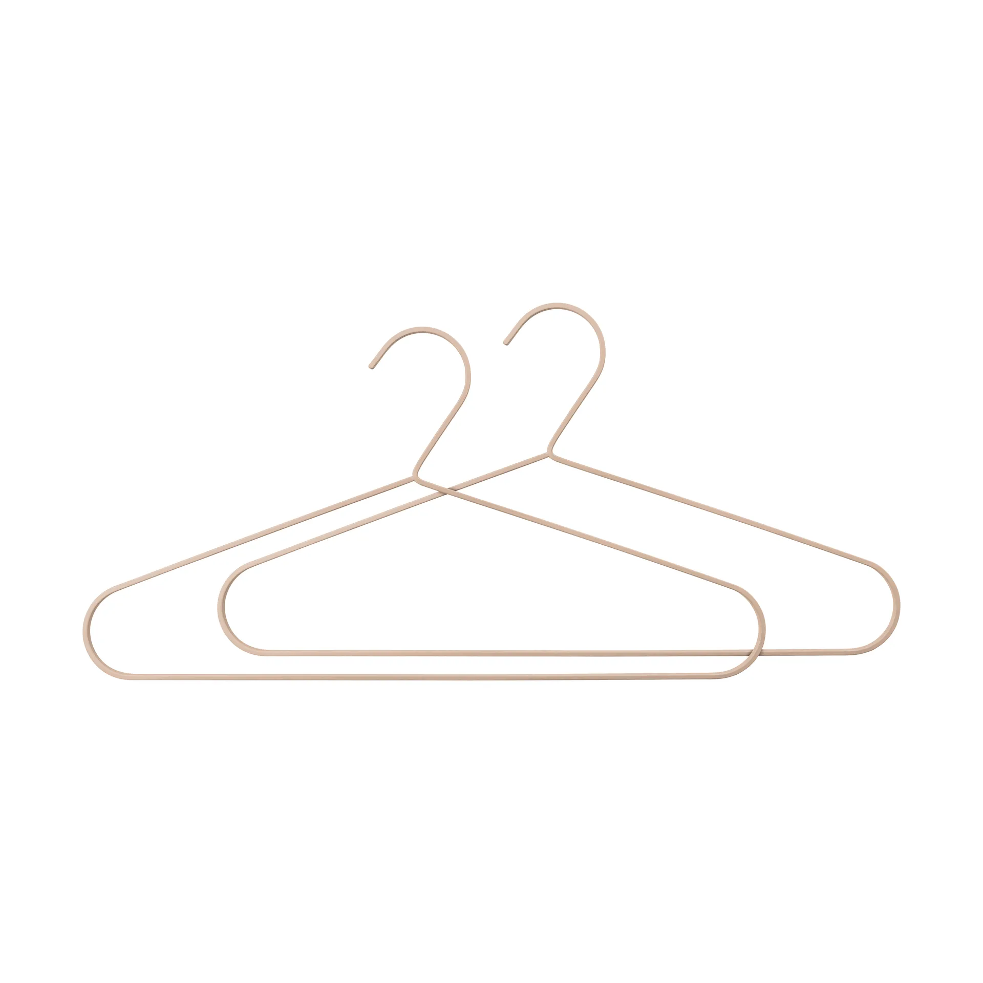 Hang-it Kleiderbügel 2er-Pack, Sand Mette Ditmer