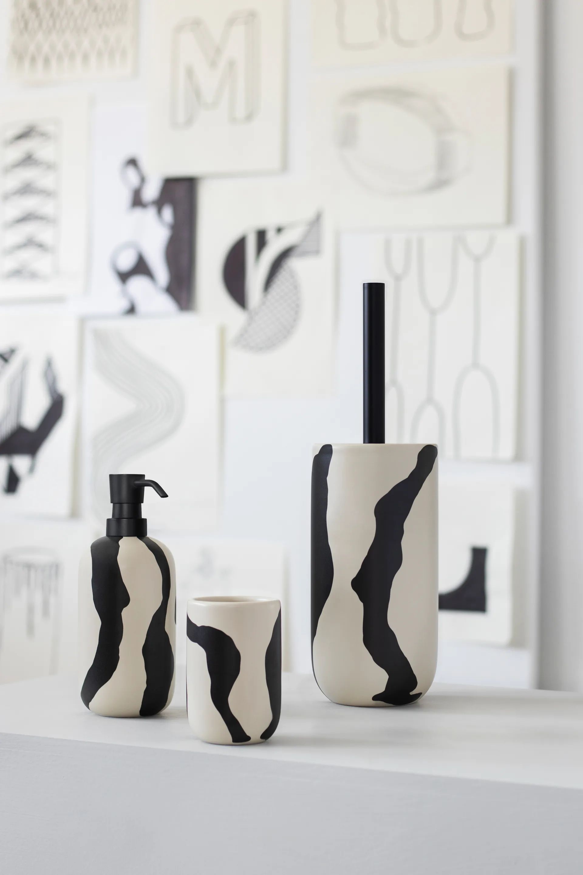 Icon Seifenspender hoch, Off-white Mette Ditmer